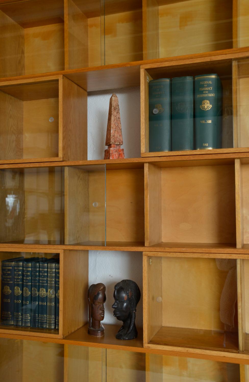 Substantial Post-War Unix Sectional Modular Oak Library Bookcase Shop Fitting For Sale 2