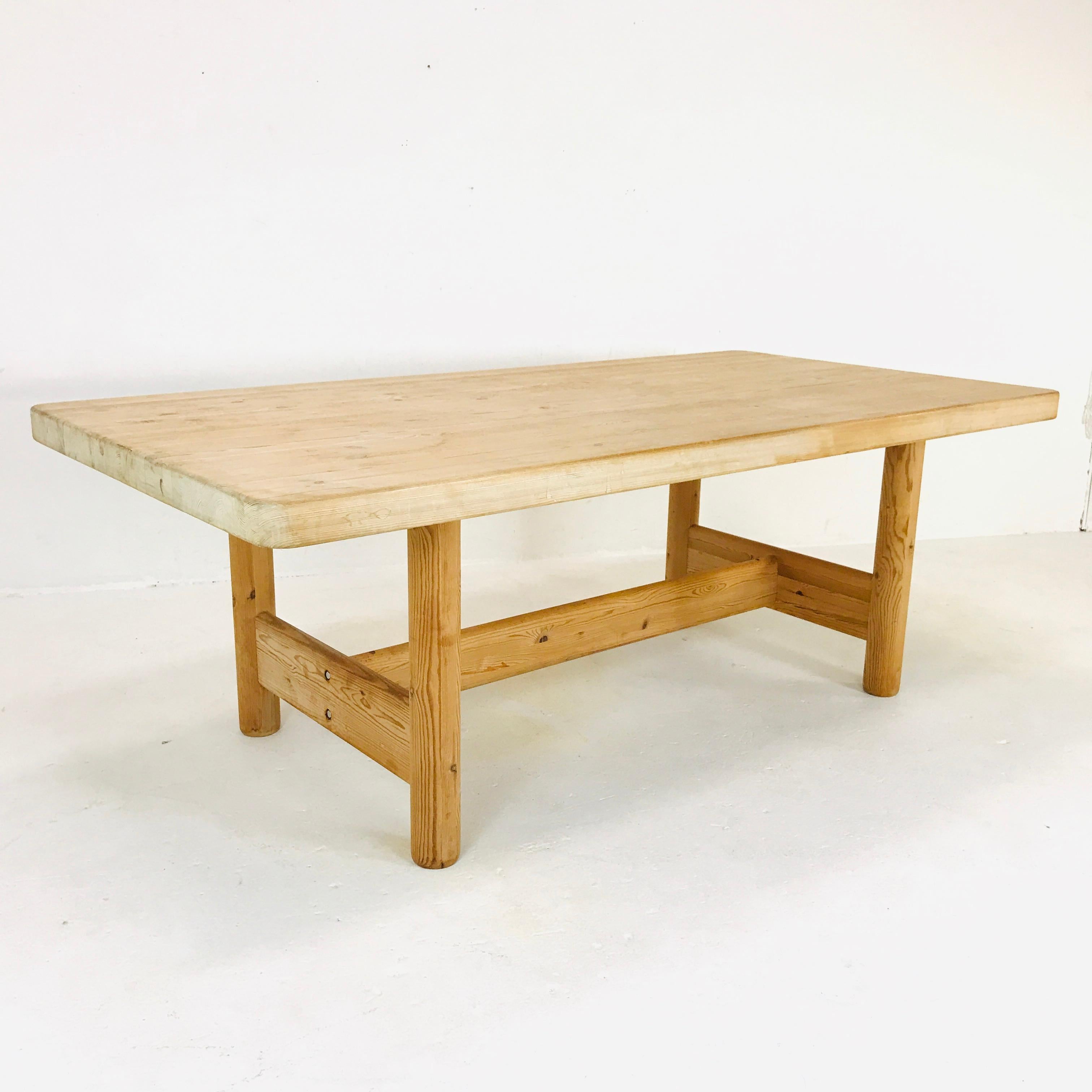extendable butcher block dining table