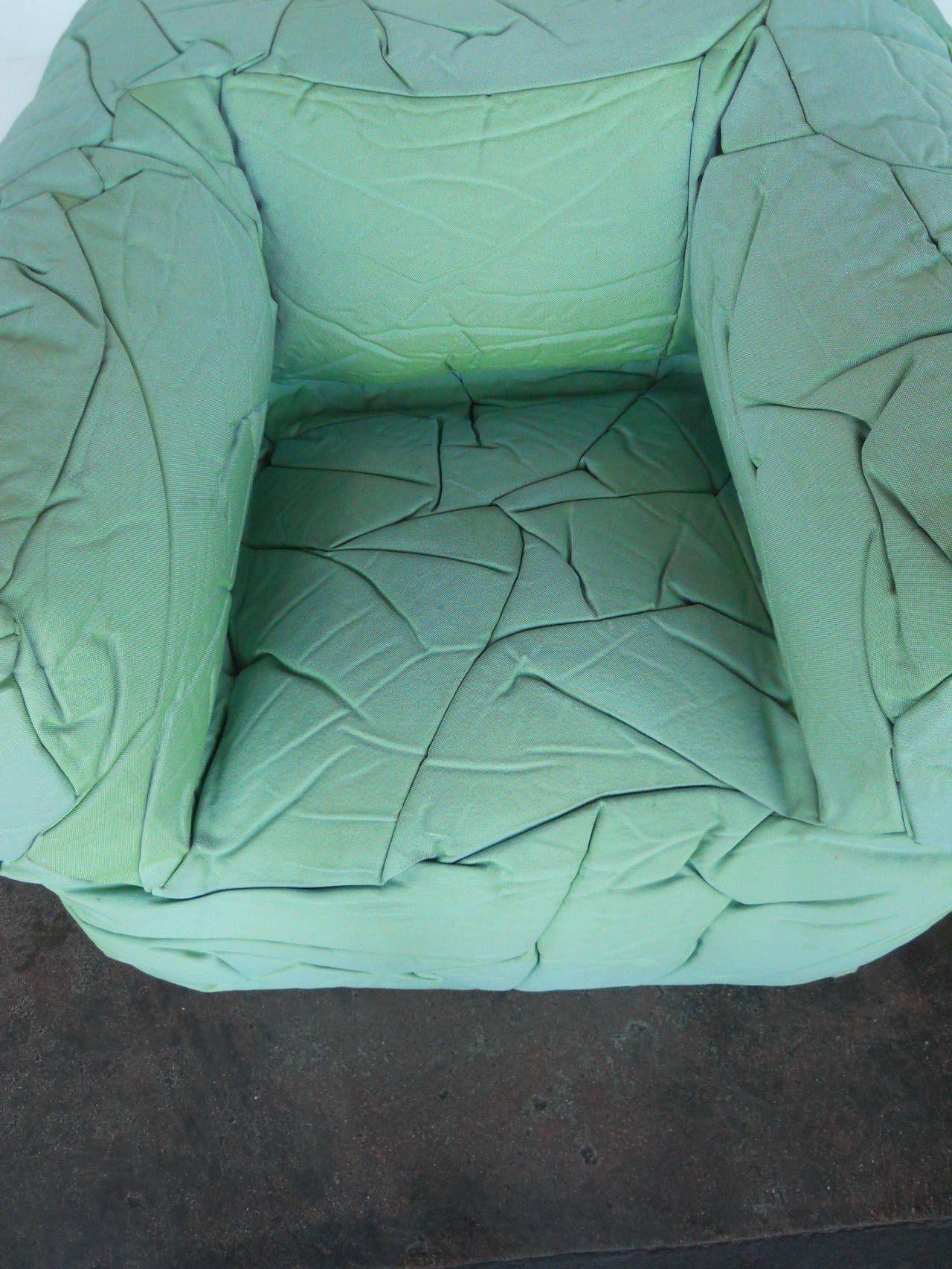 Italian Substantial Sponge Chair by Peter Traag for Edra