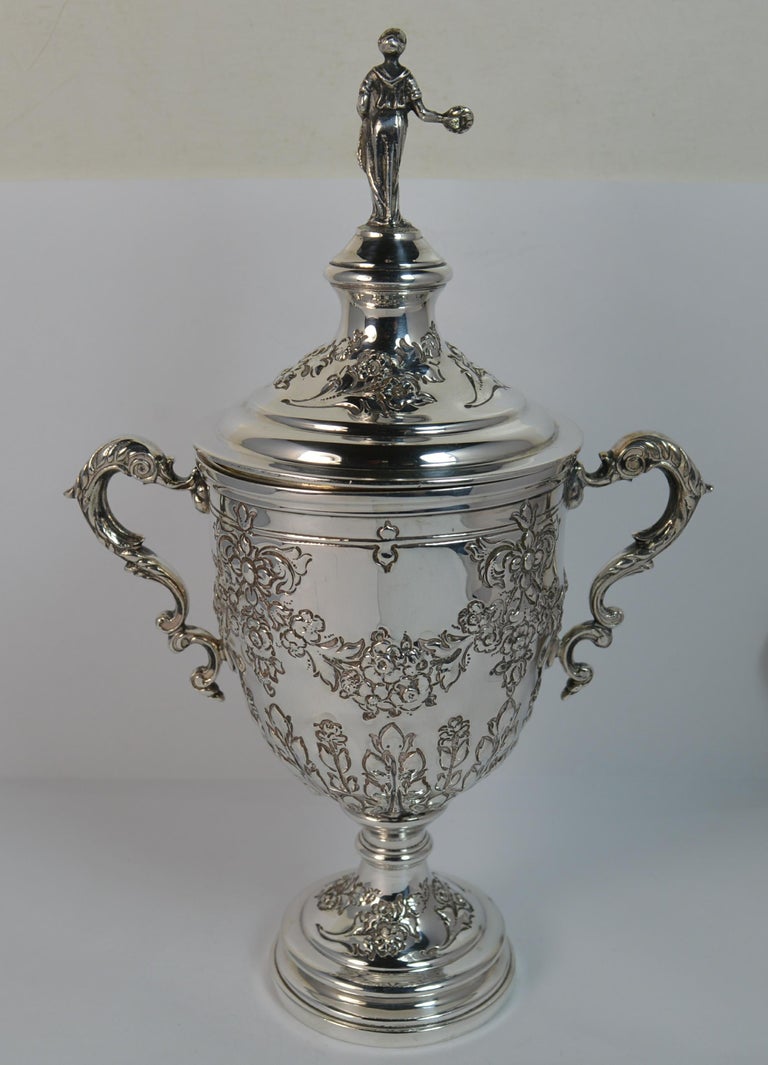 Substantial Well Made Hallmarked Silver Trophy Or Cup For Sale At 1stdibs