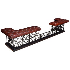 Substantial Wrought Iron Club Fender