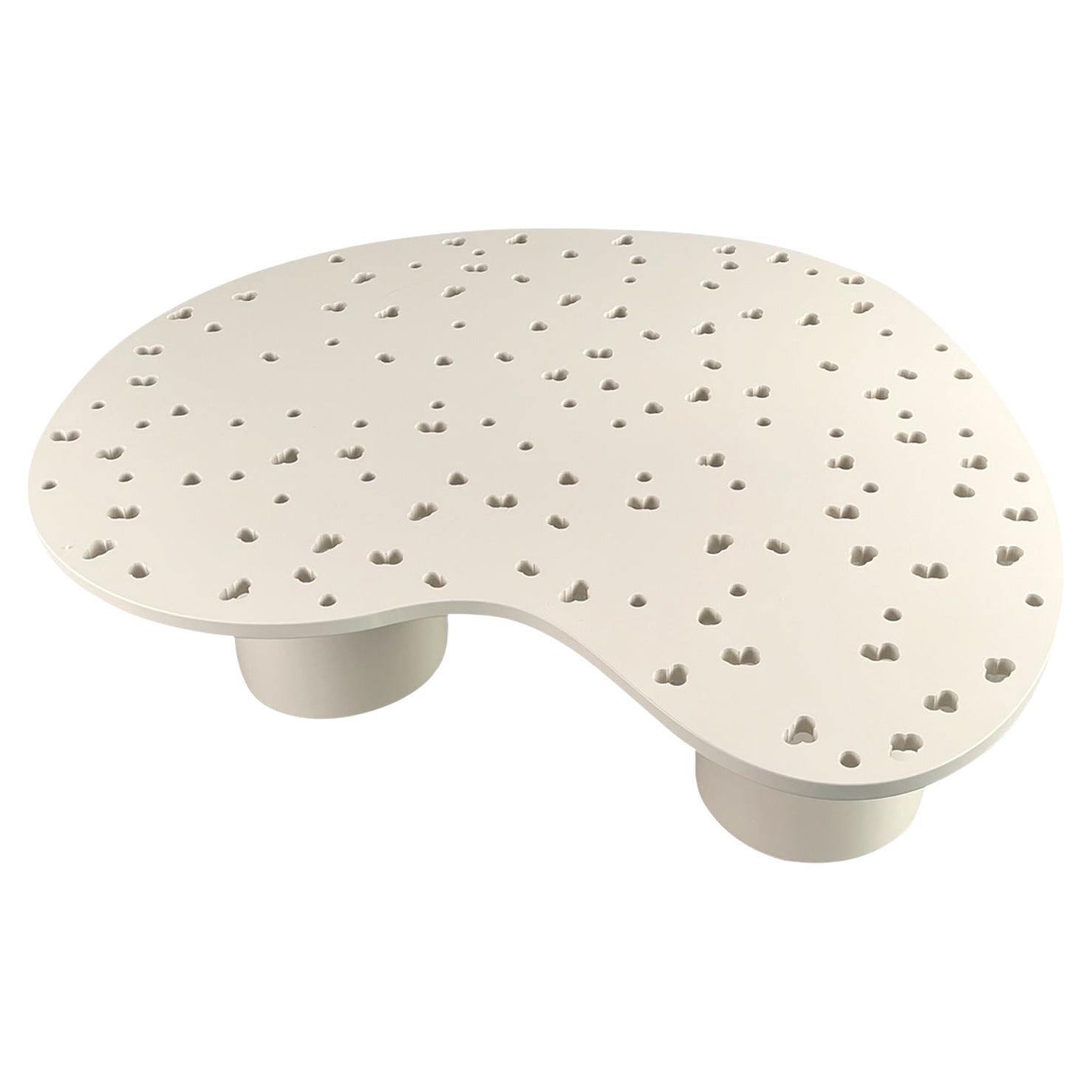 Subtle Ecru W(hole) Coffee Table by Majbele