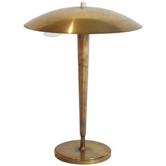Suburb Quality Scandinavian Brass Table/Desk lamp by Bohlmark after Paavo Tynell