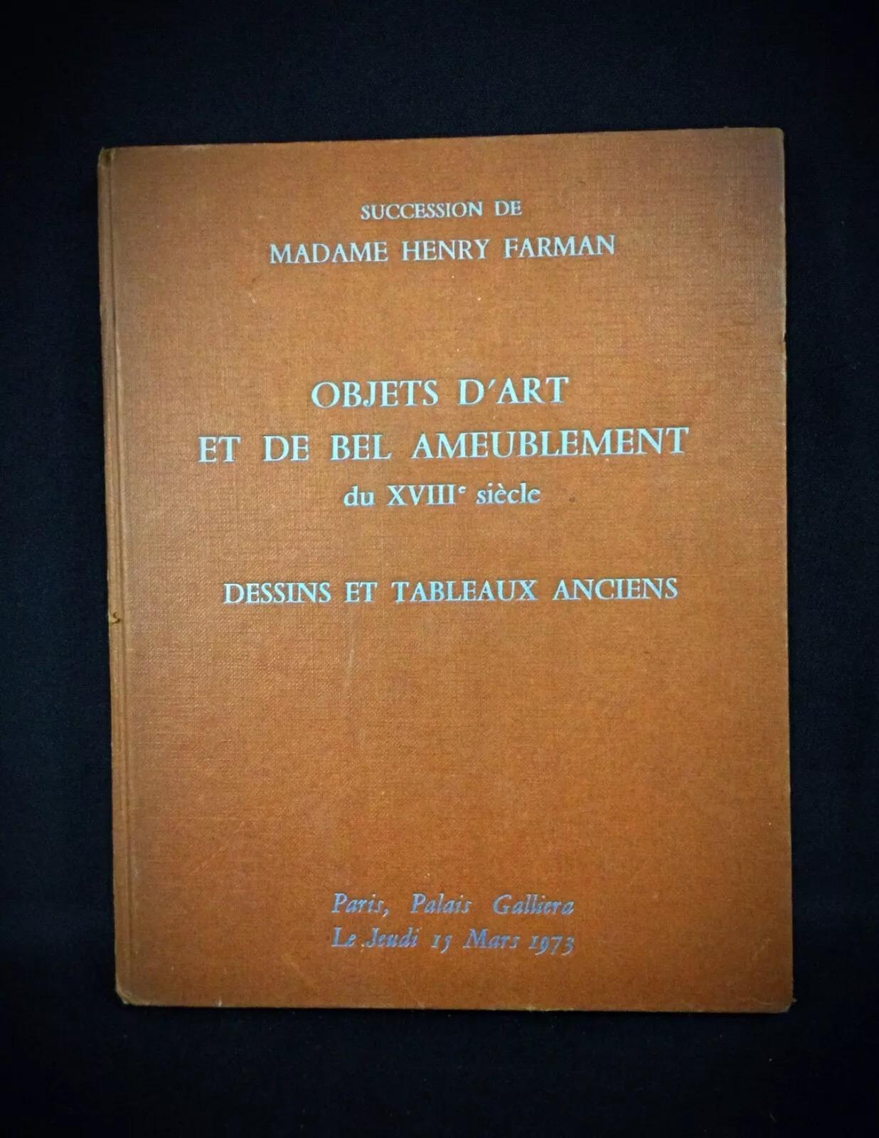 Succession de Madame Henry F. Garman : Objets d'art et mobilier d'art - 2Y250 en vente 1