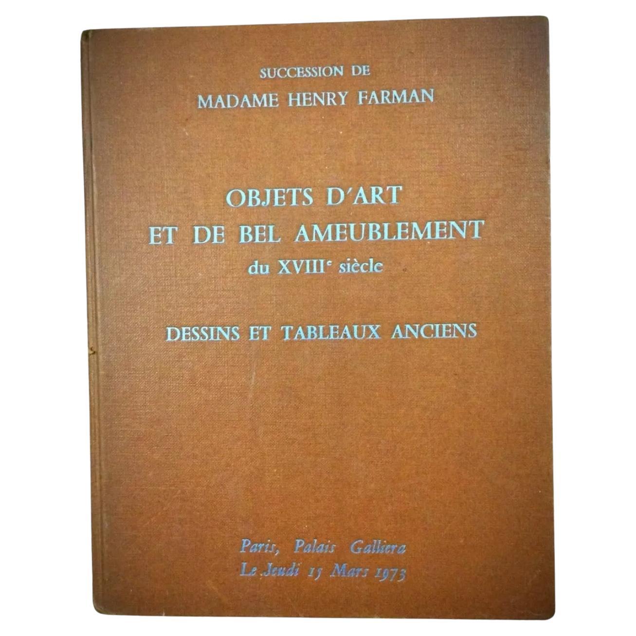 Succession de Madame Henry F. Garman : Objets d'art et mobilier d'art - 2Y250 en vente