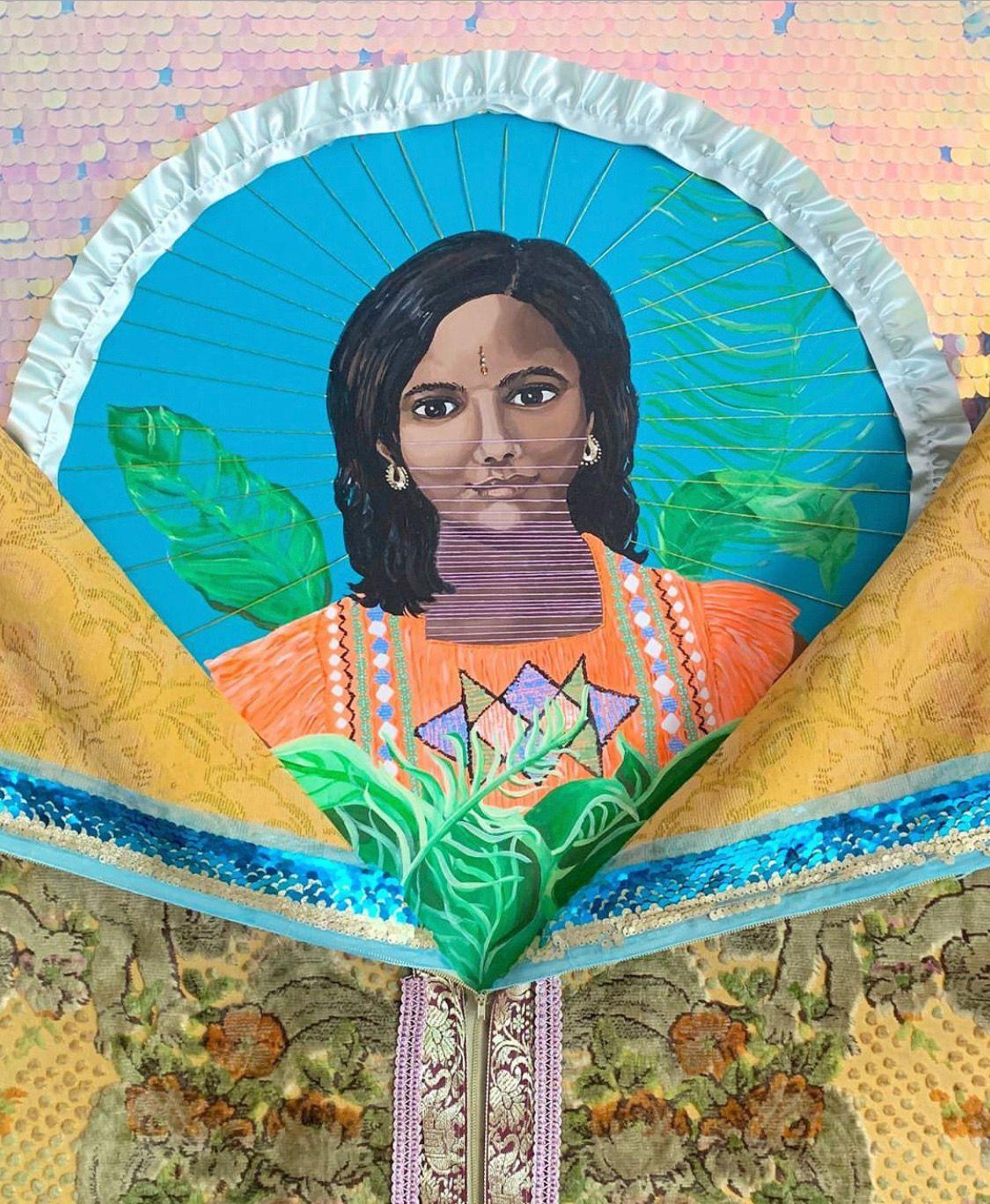 Caribbean Queen - Painting by Suchitra Mattai