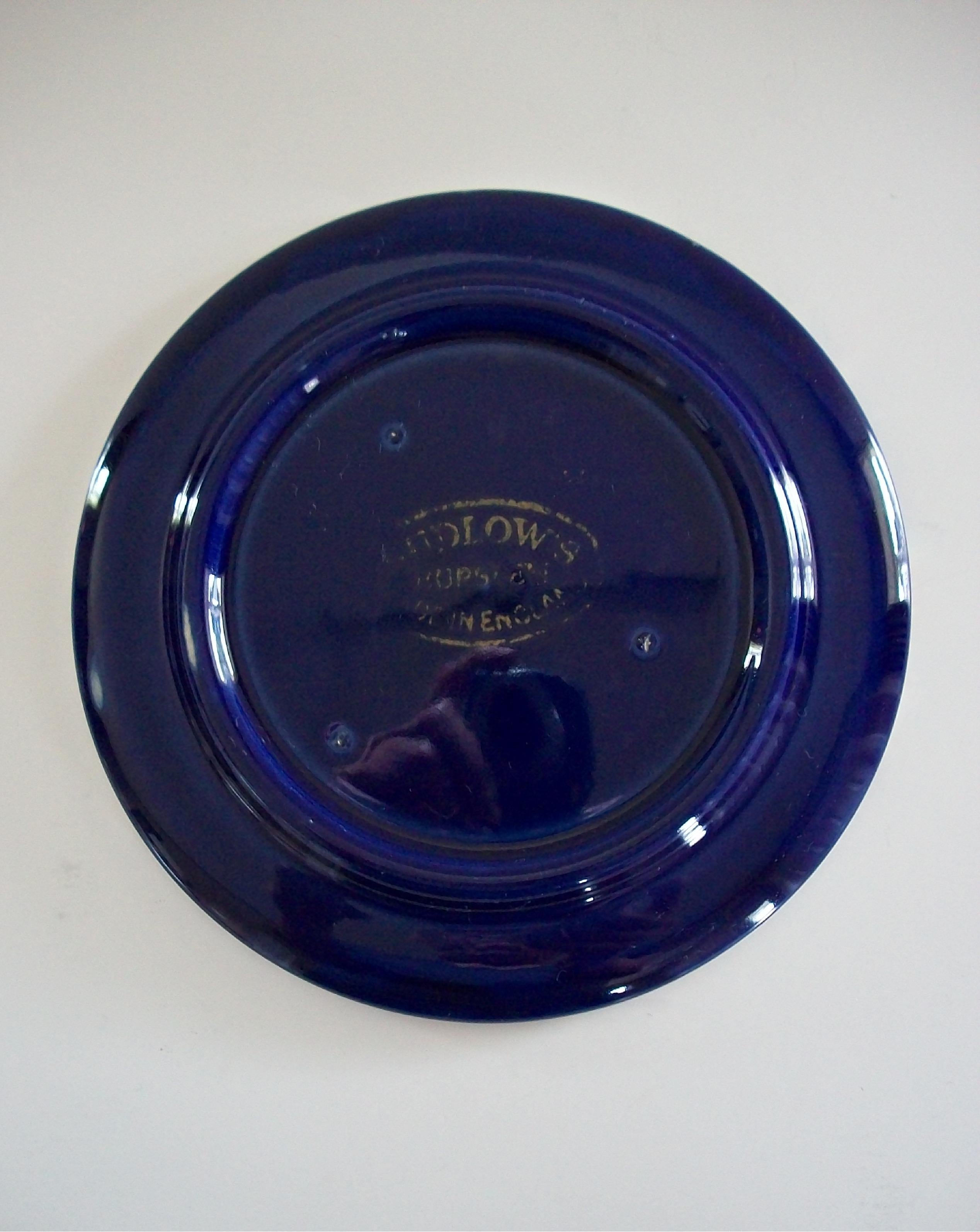 SUDLOW'S - Kobaltblau glasierte Keramik & Silberauflage Teeservice - UK - CIRCA 1920 im Angebot 11