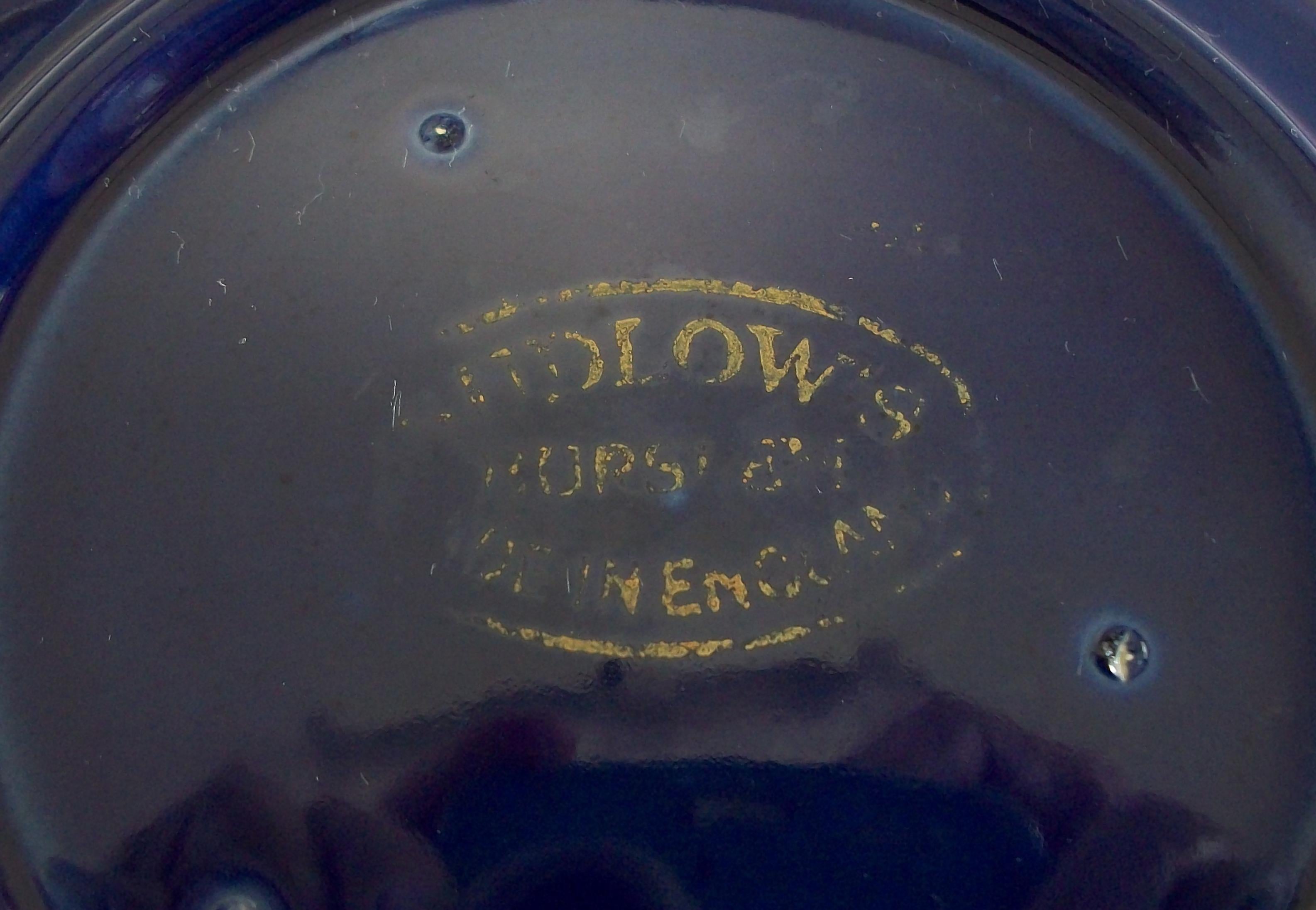 SUDLOW'S - Kobaltblau glasierte Keramik & Silberauflage Teeservice - UK - CIRCA 1920 im Angebot 12
