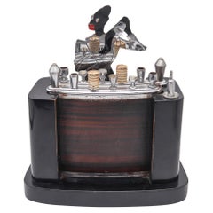 SUDRE Austrian Art Deco 1925 Barman Mechanical Cigarette Dispenser Striker