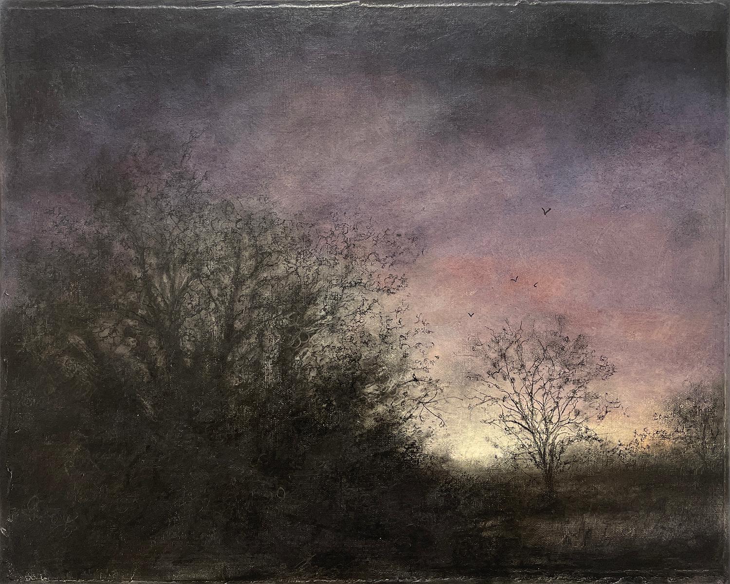 Bring Me the Sunset in a Cup (Tonalist Style Country Landscape at Twilight)