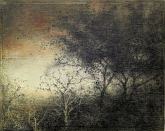 Lull (Landschaftszeichnung eines Waldes im tonalistischen Stil von Sue Bryan)