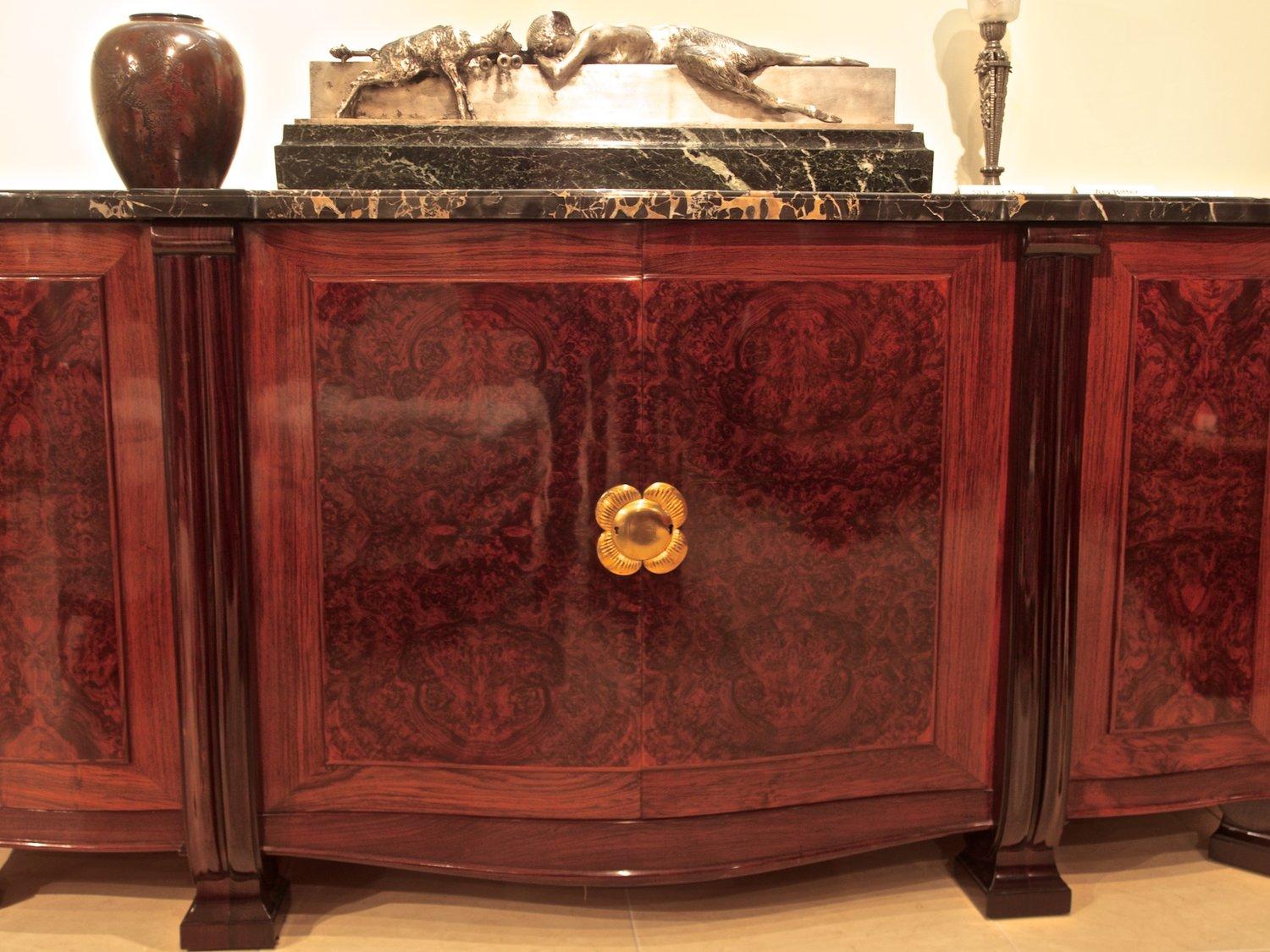 French Sue et Mare Cabinet in Rosewood with Gilt Bronze For Sale