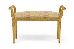 Sue et Mare French Art Deco Giltwood Upholstered Bench