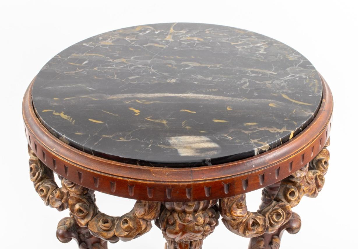 Sue et Mare Manner Art Deco Gilt Wood Side Table For Sale 6