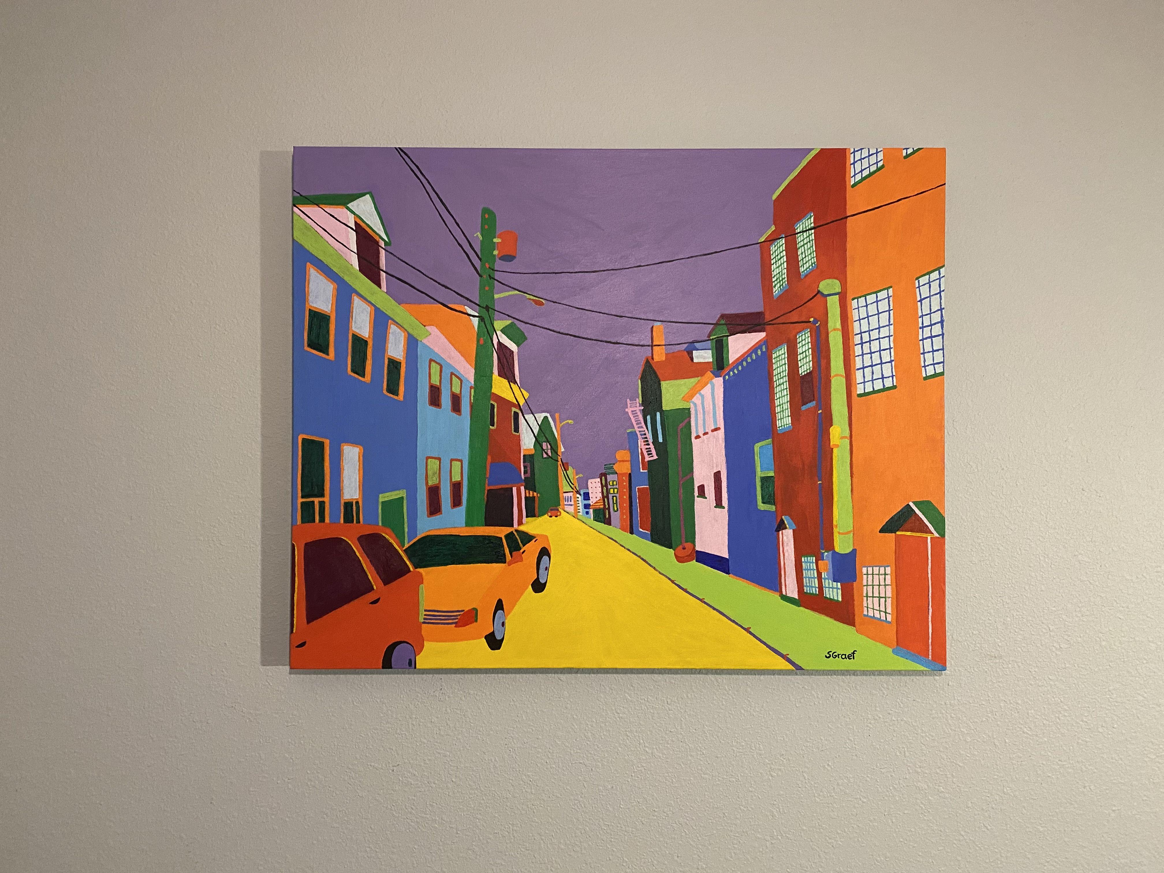 Backstreet, Peinture, Acrylique sur Toile 2