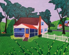 Grandma and Grandpa's House, Painting, Acrylic on Canvas