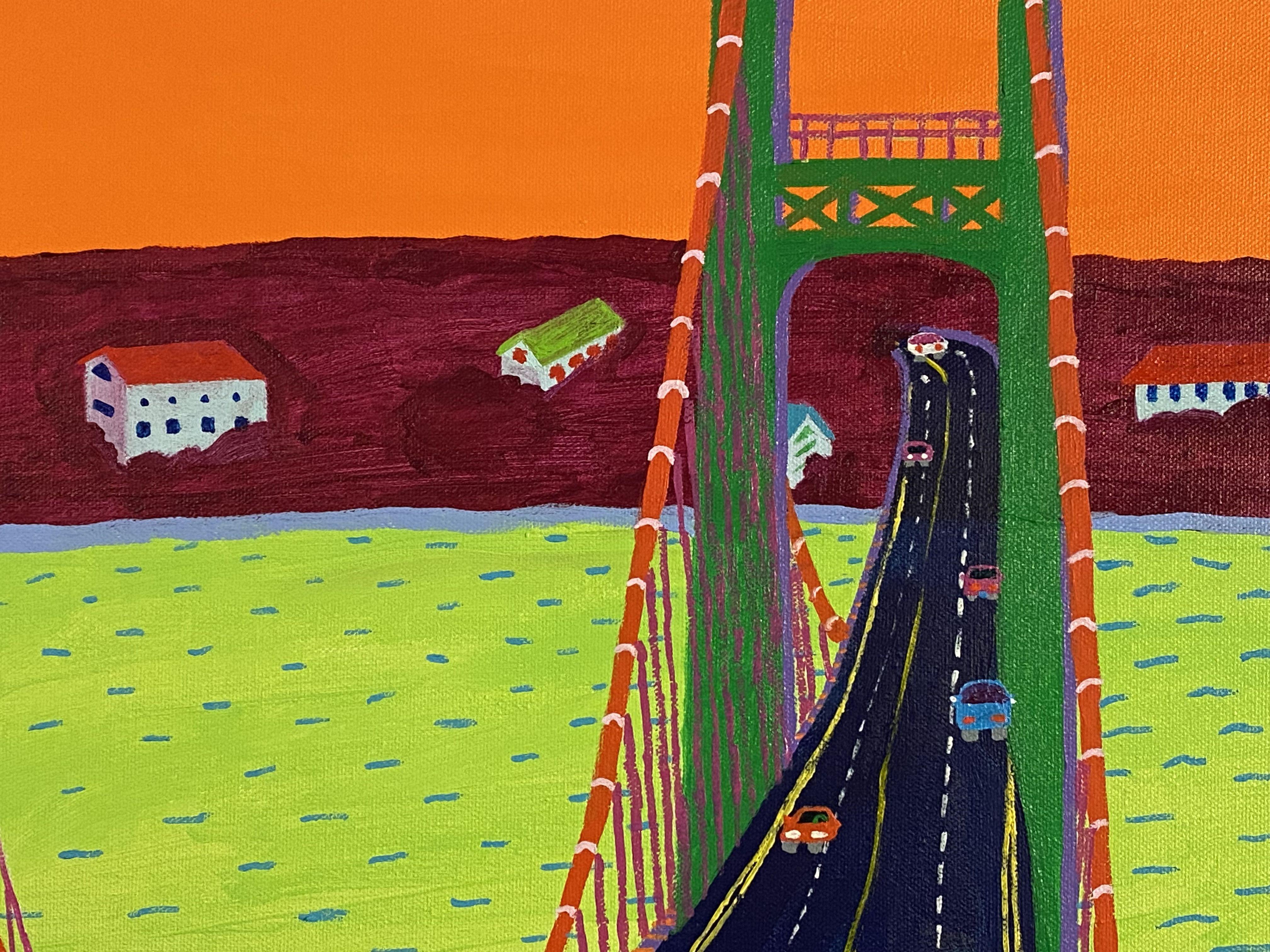 acrylic bridge painting