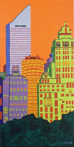 Midtown, Painting, Acrylic on Canvas