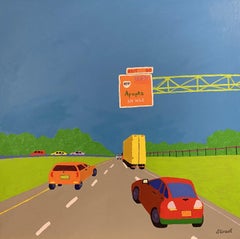 On the Way to Orlando, Painting, Acrylic on Canvas