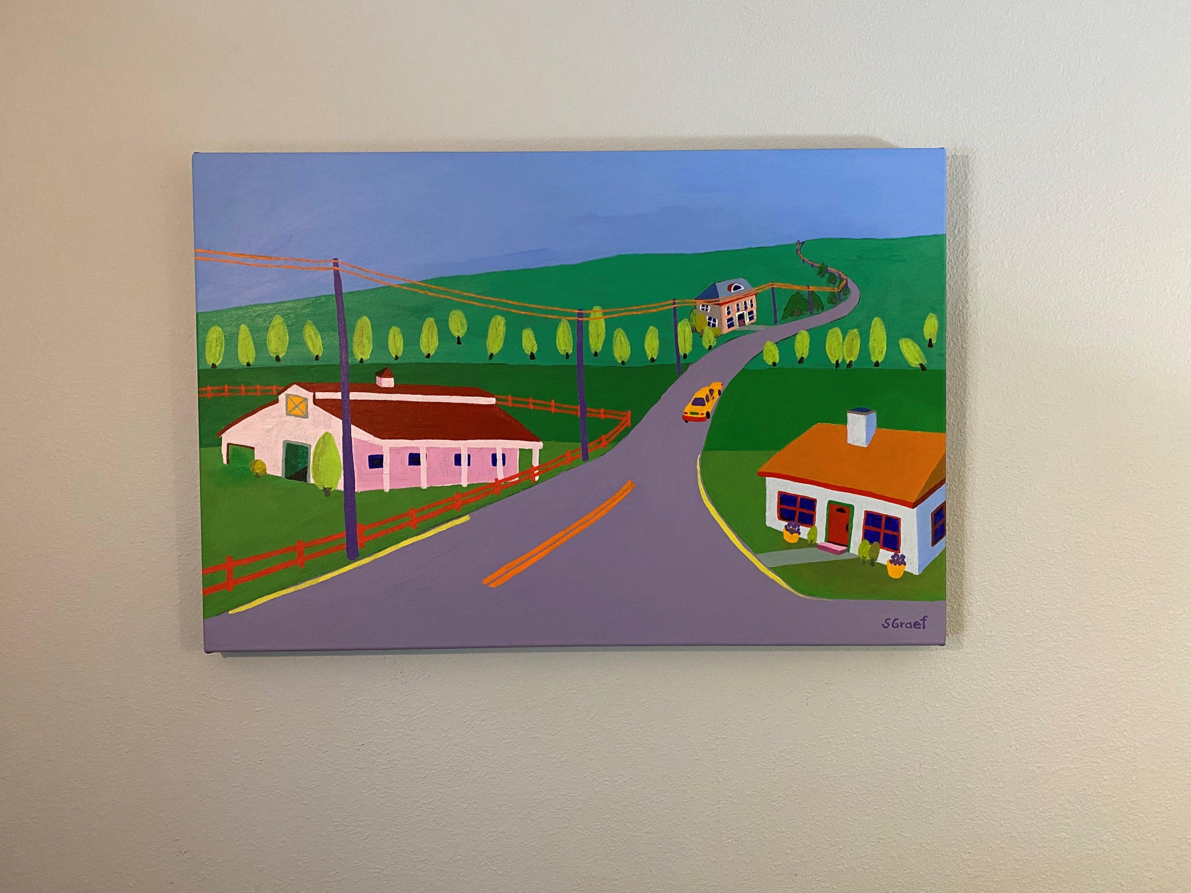 Rural Georgia, Painting, Acrylic on Canvas For Sale 2