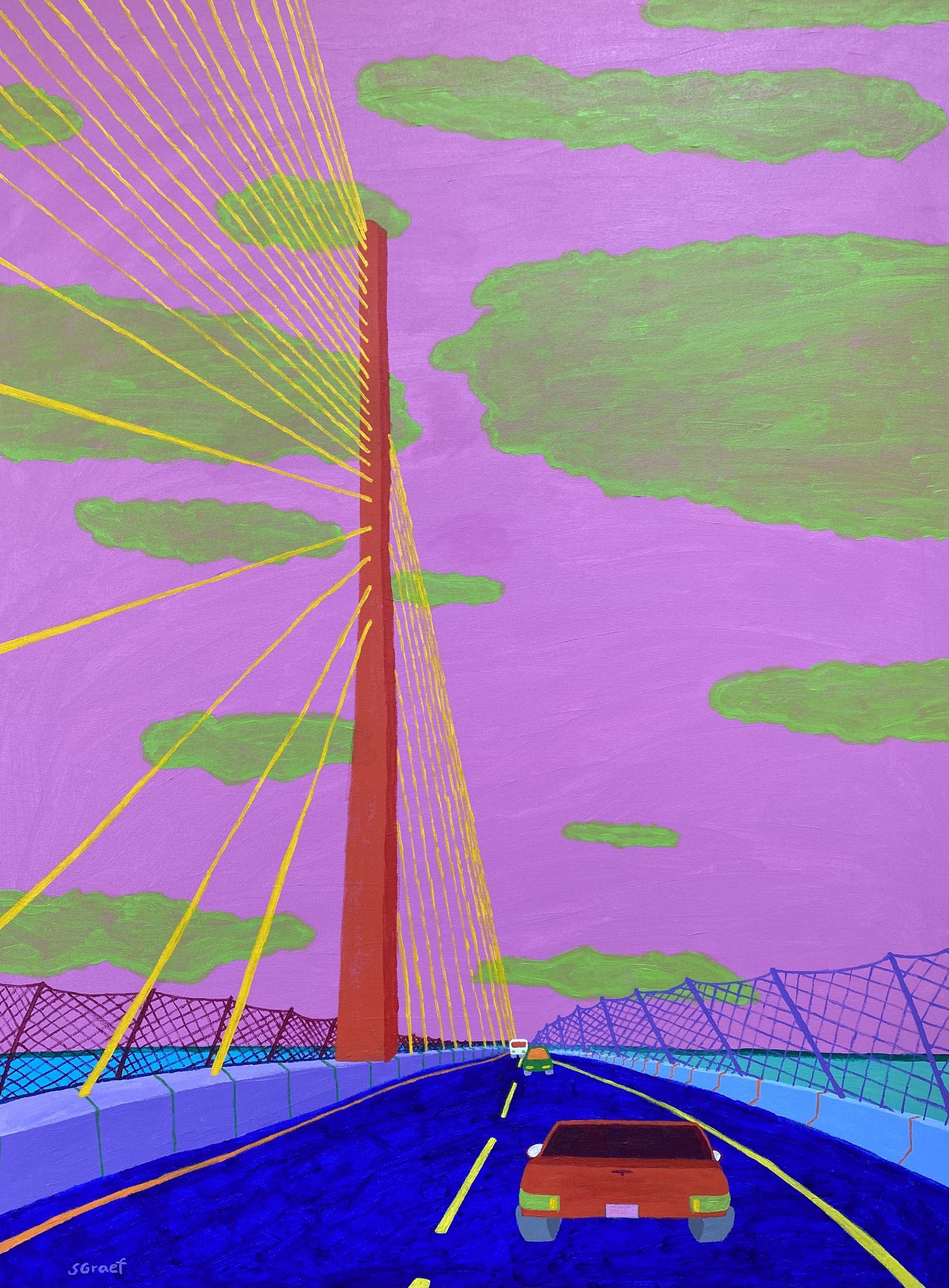 acrylic bridge painting