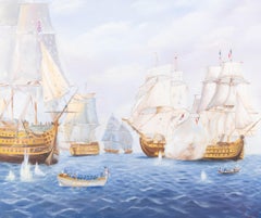 Sue H. - Contemporary Oil, Naval Battle