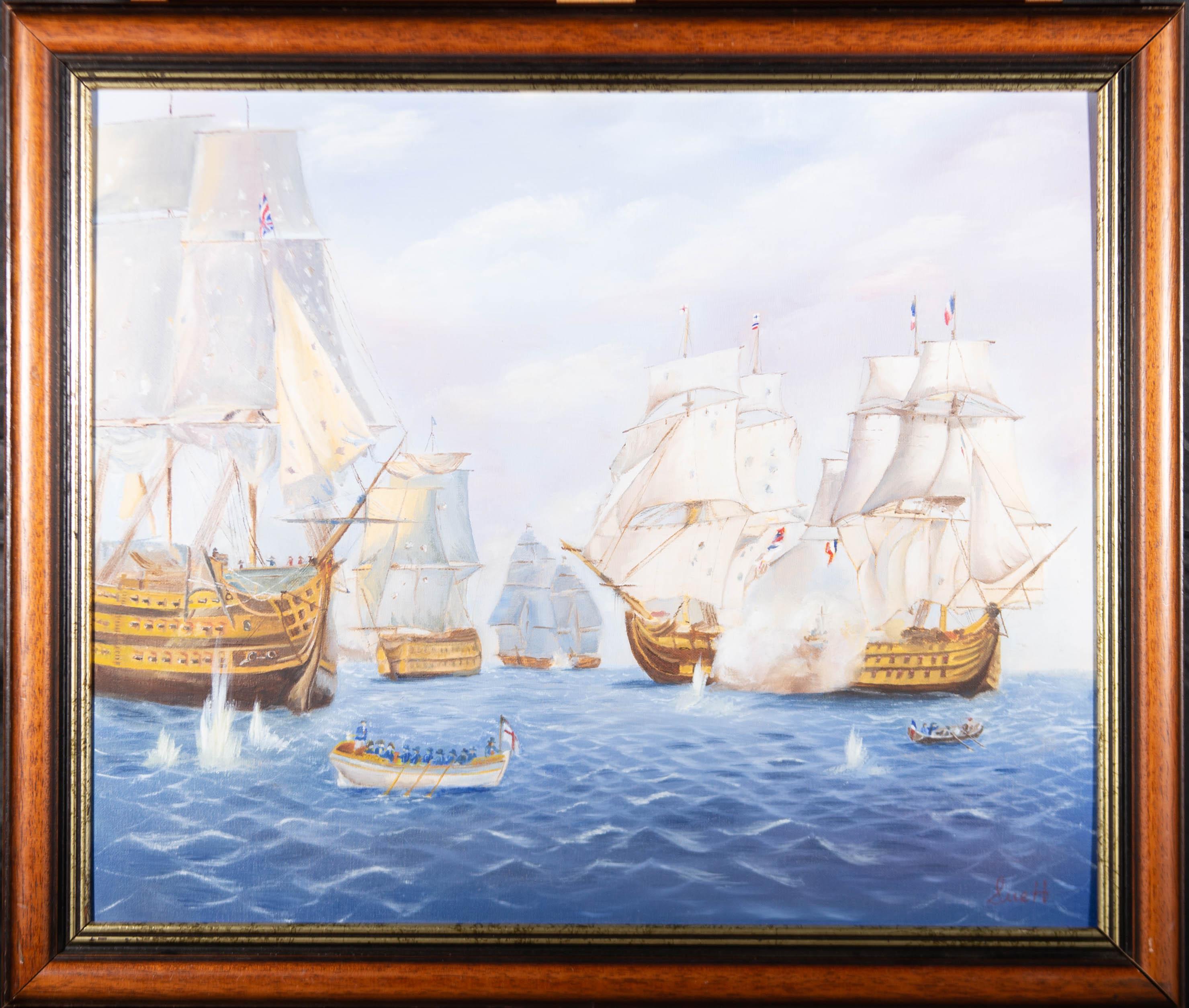 famous naval battle paintings