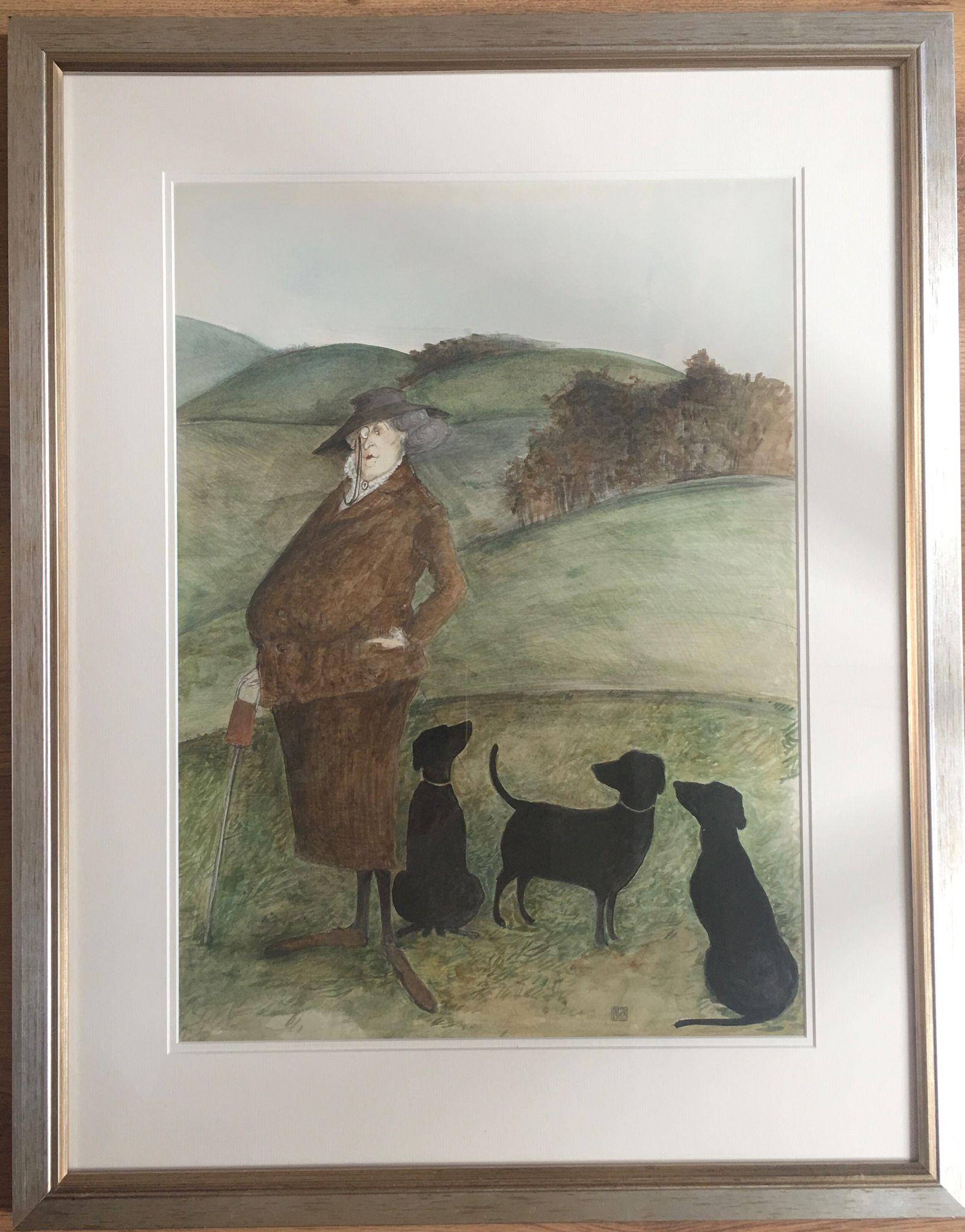 Pattugliare la tenuta - Painting di Sue Macartney Snape