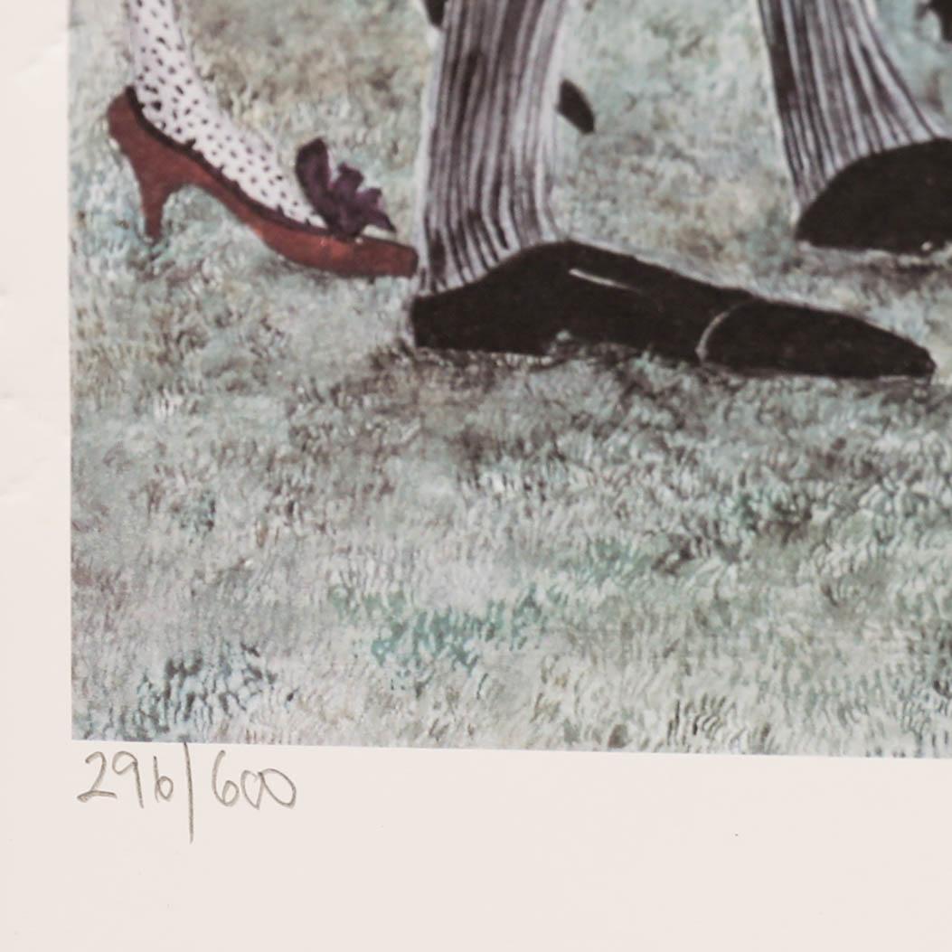 Sue Macartney Snape (b.1957)-Contemporary Lithograph, The Incredibly Rich Woman For Sale 2