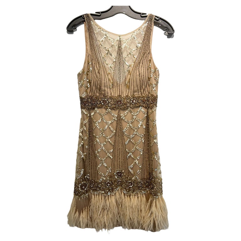 sue wong beaded flapper dress Sue Wong