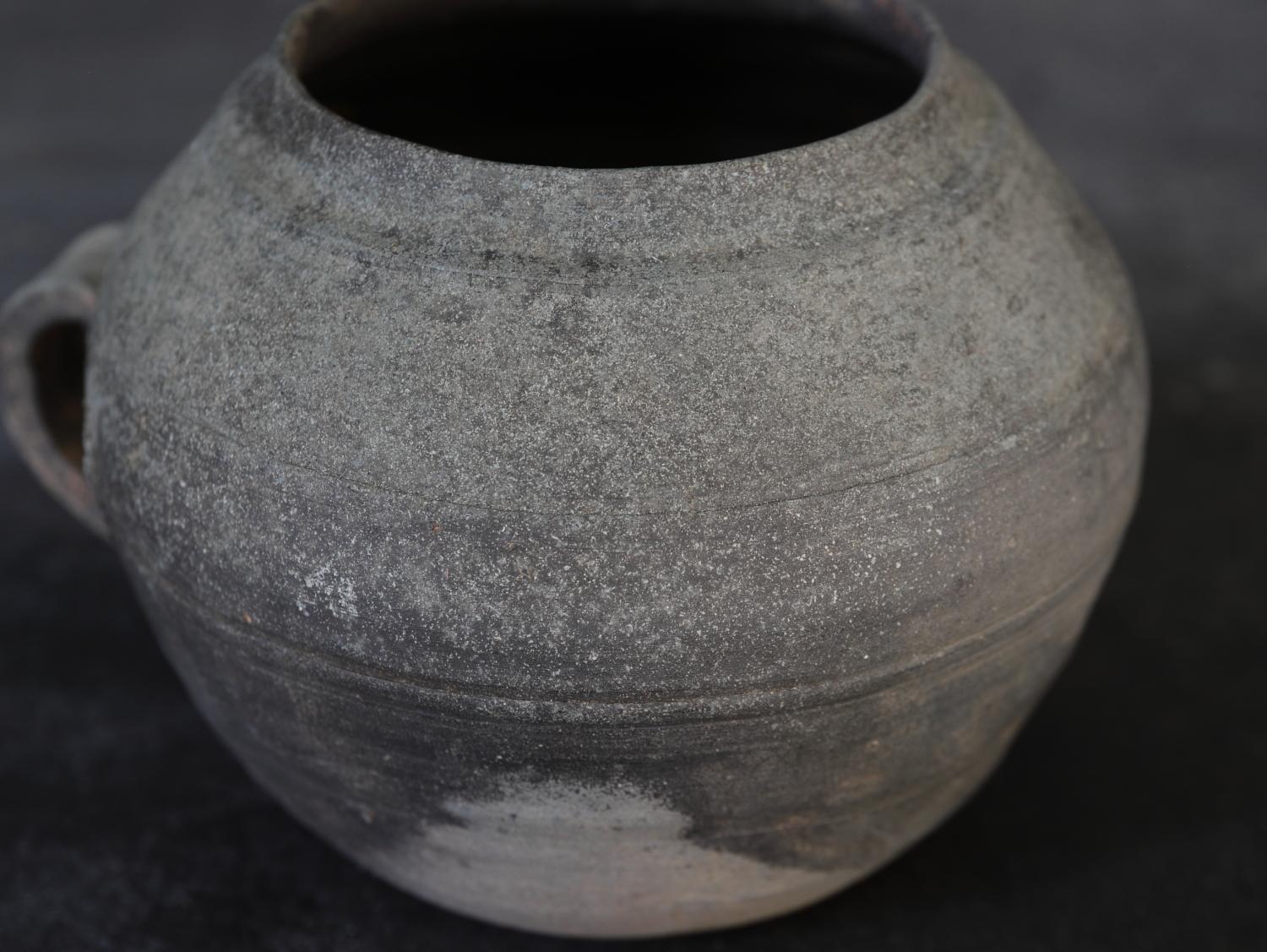 Wildlederware/Antike japanische Vase/4.-8. Jahrhundert/Wabi-sabi im Angebot 10