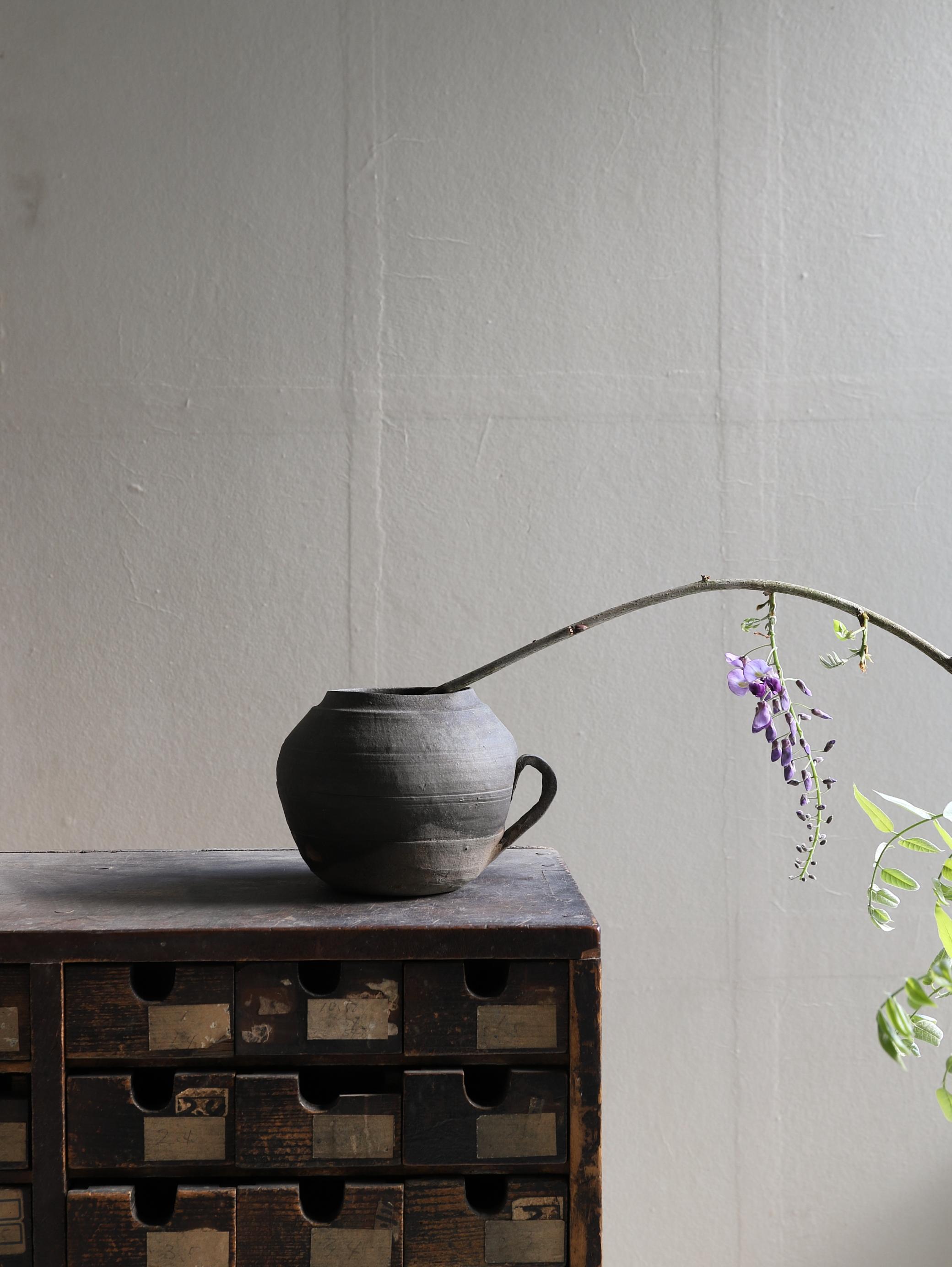 Wildlederware/Antike japanische Vase/4.-8. Jahrhundert/Wabi-sabi im Angebot 11