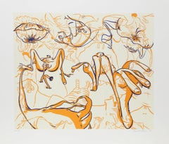 Picnic, Lithograph by Sue Williams