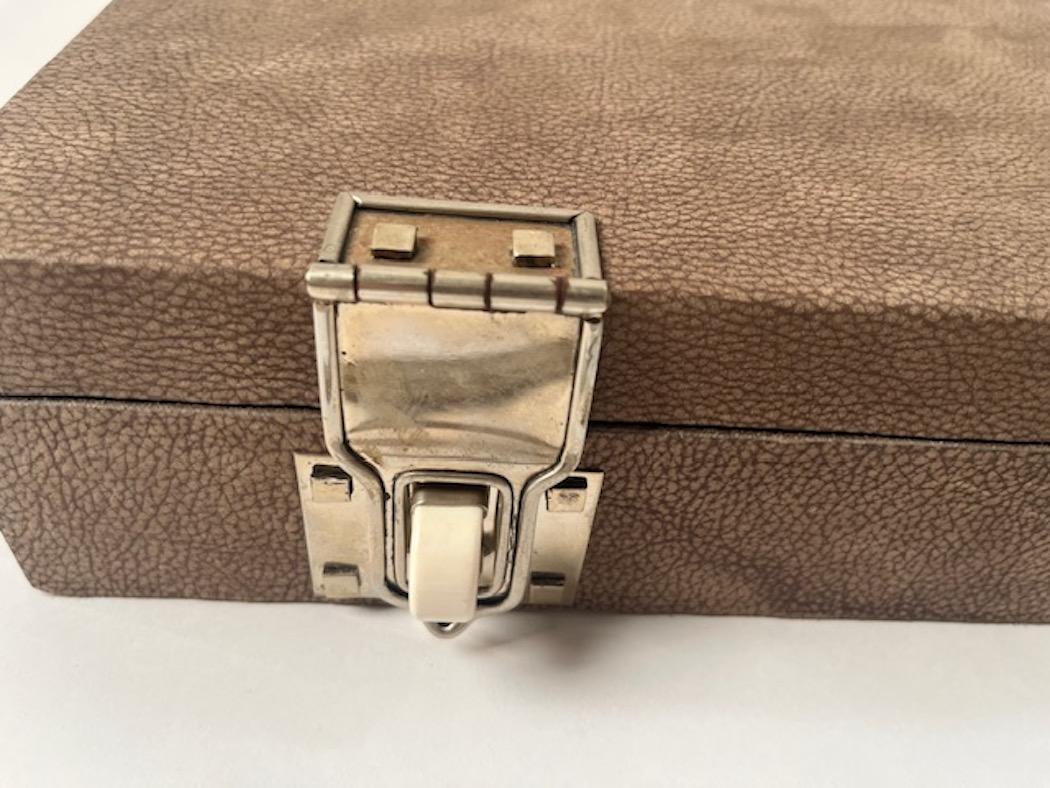Caja de ante y hueso Gamuza en venta