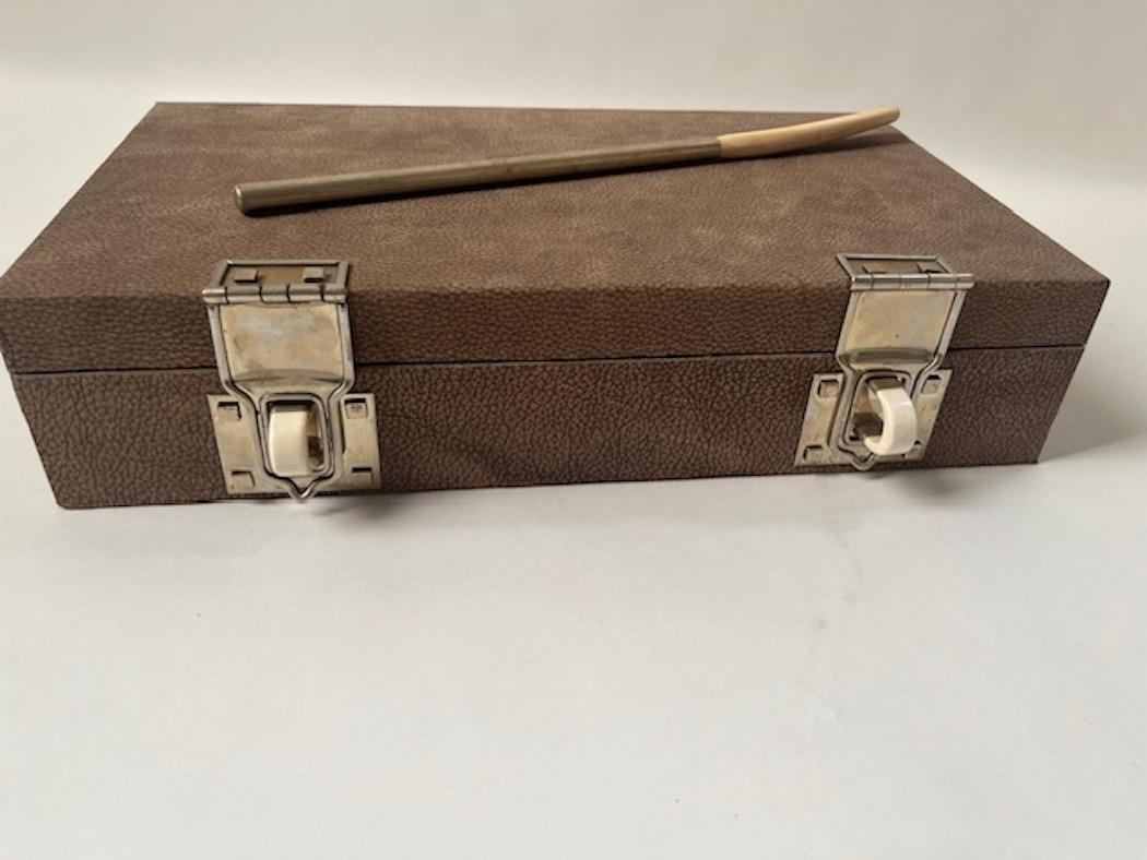 Caja de ante y hueso en venta 2