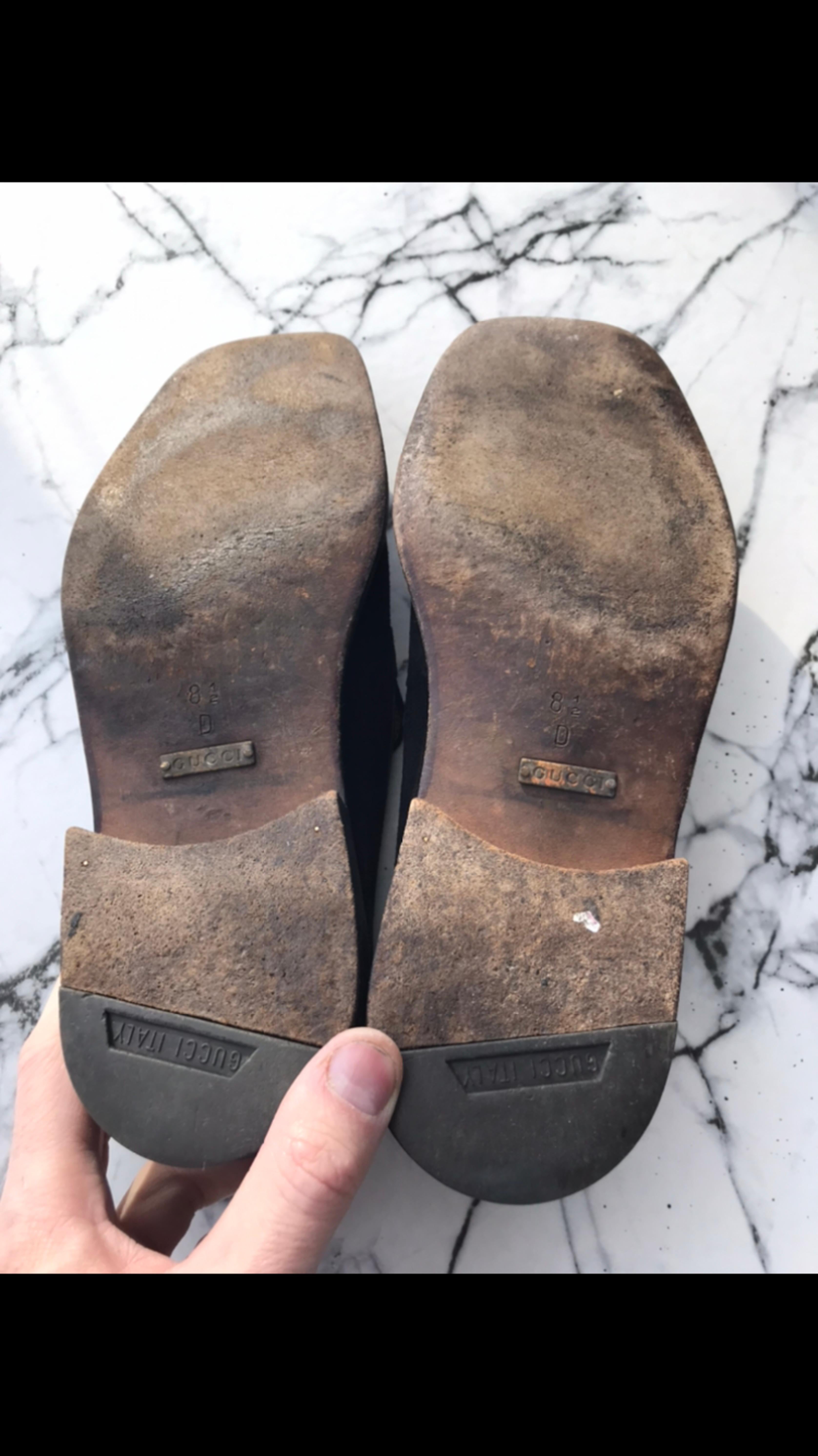Suede boots Gucci In Distressed Condition For Sale In Нұр-Сұлтан, KZ