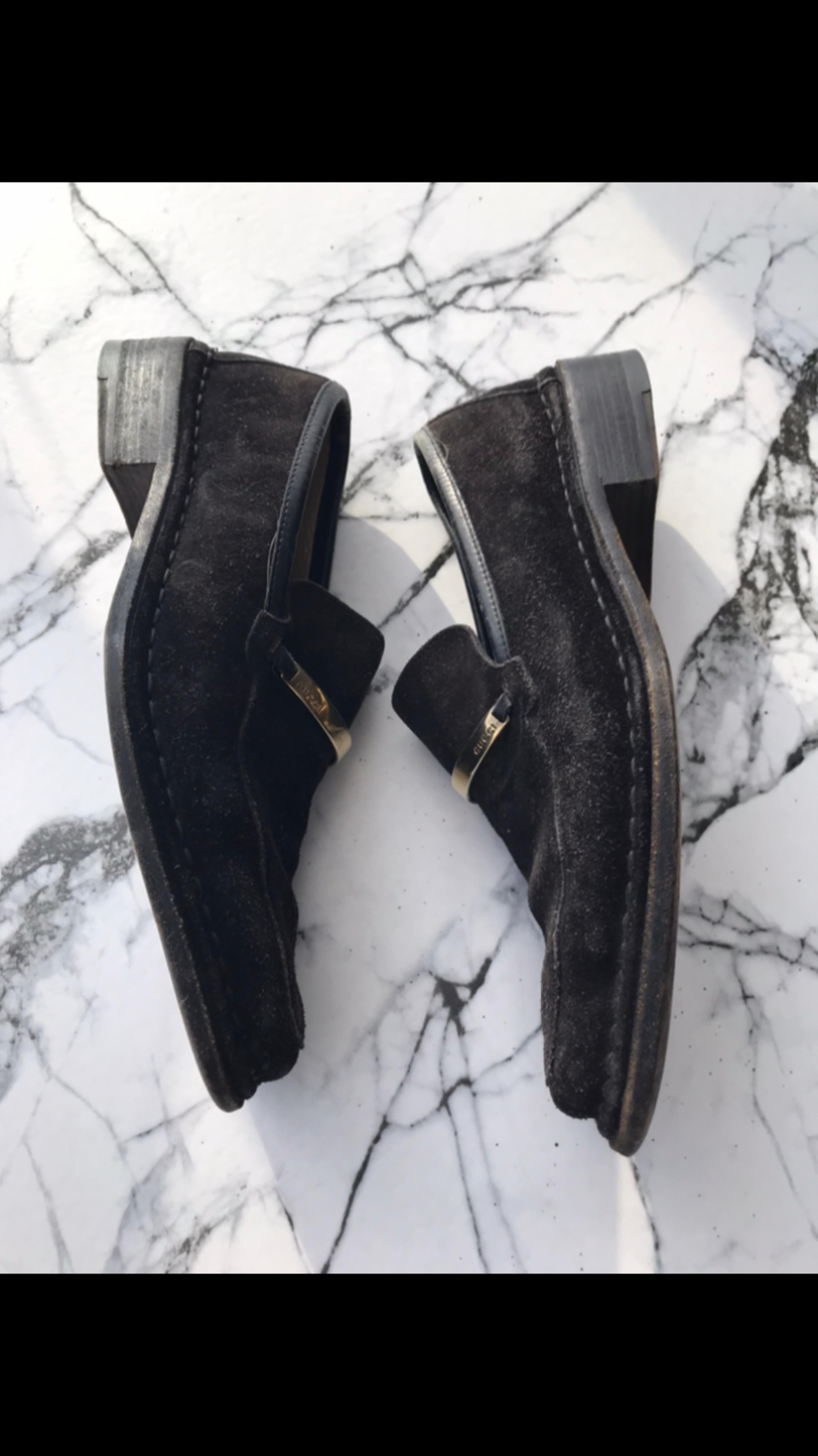 Contemporary Suede boots Gucci For Sale