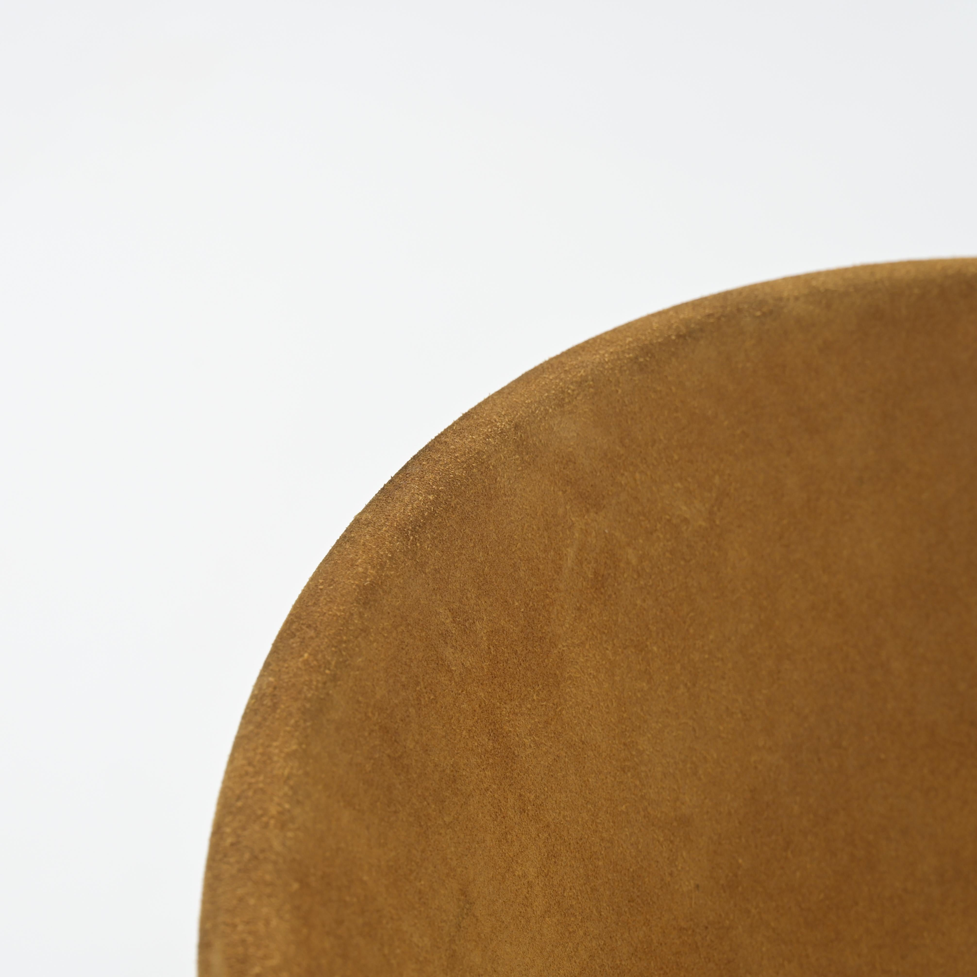 Chaise boule pliante en daim de Hans Olsen pour Lea en vente 7