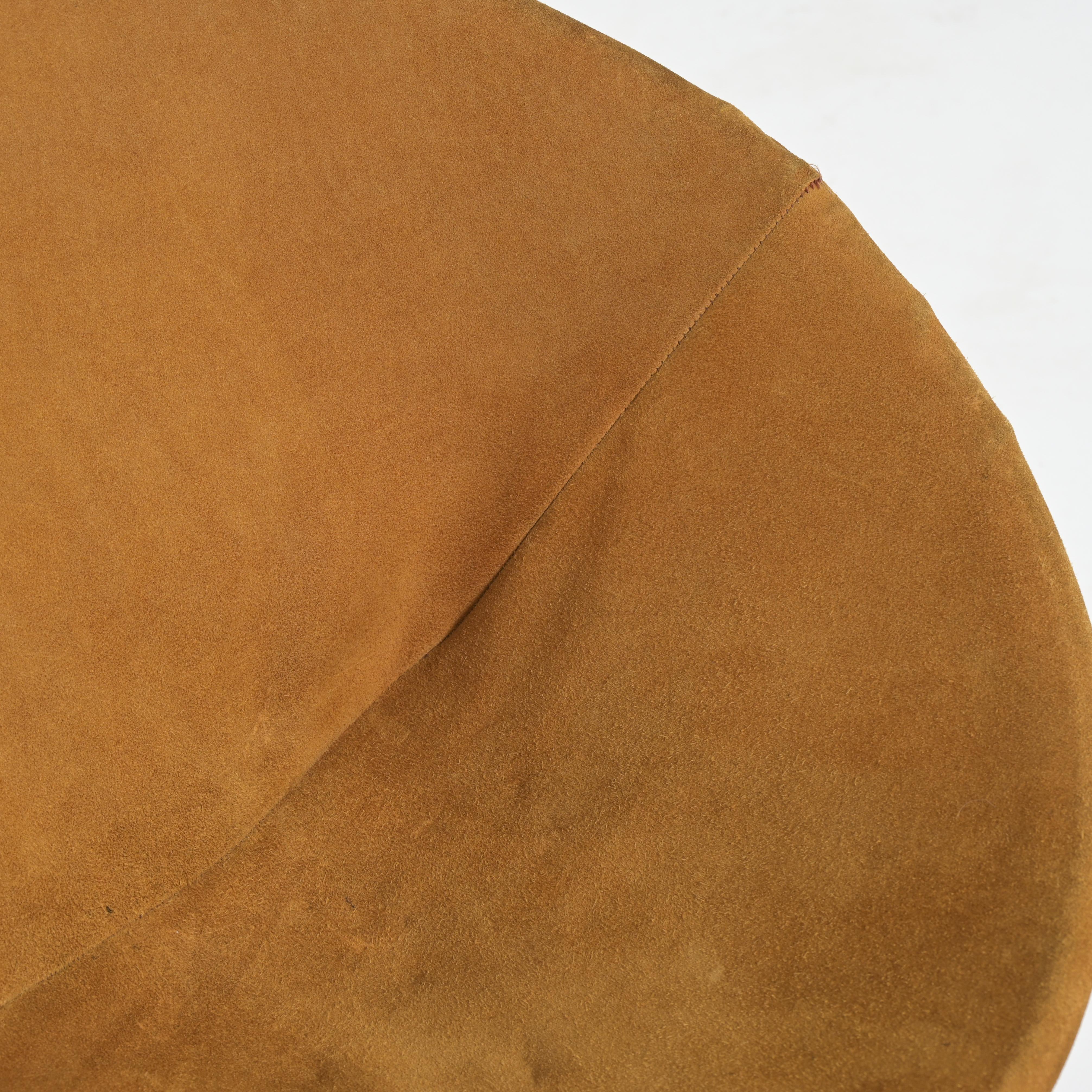 Chaise boule pliante en daim de Hans Olsen pour Lea en vente 9