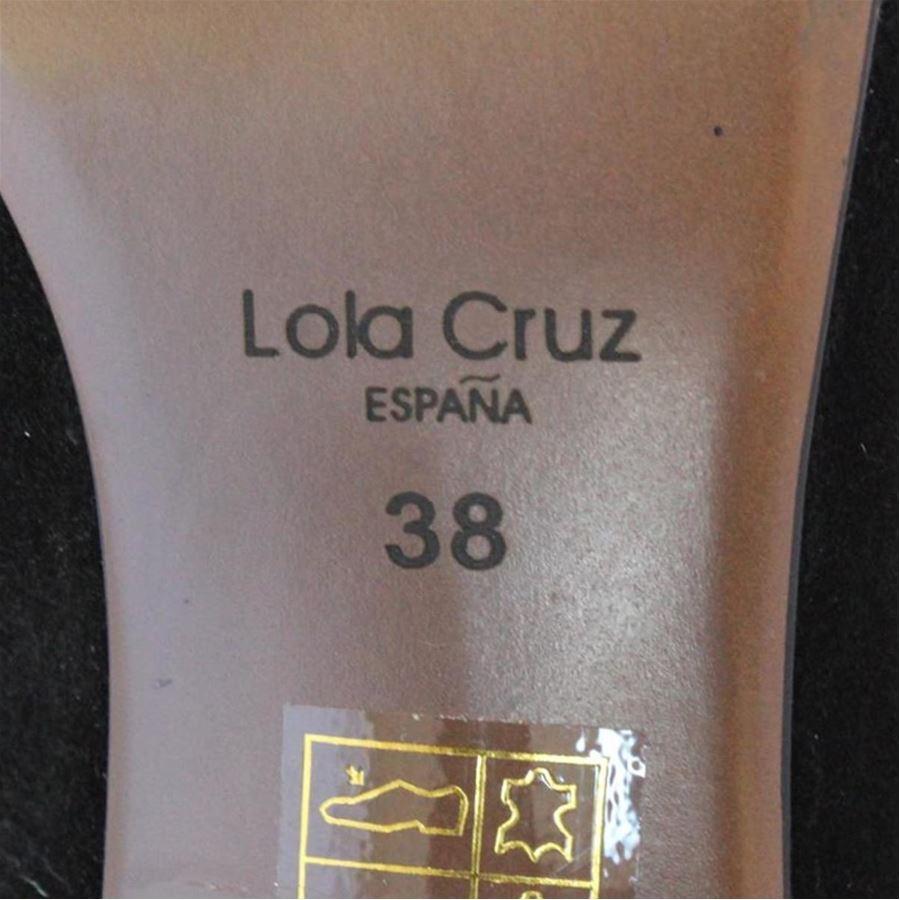 Women's Lola Cruz Suede half boots size 38 For Sale