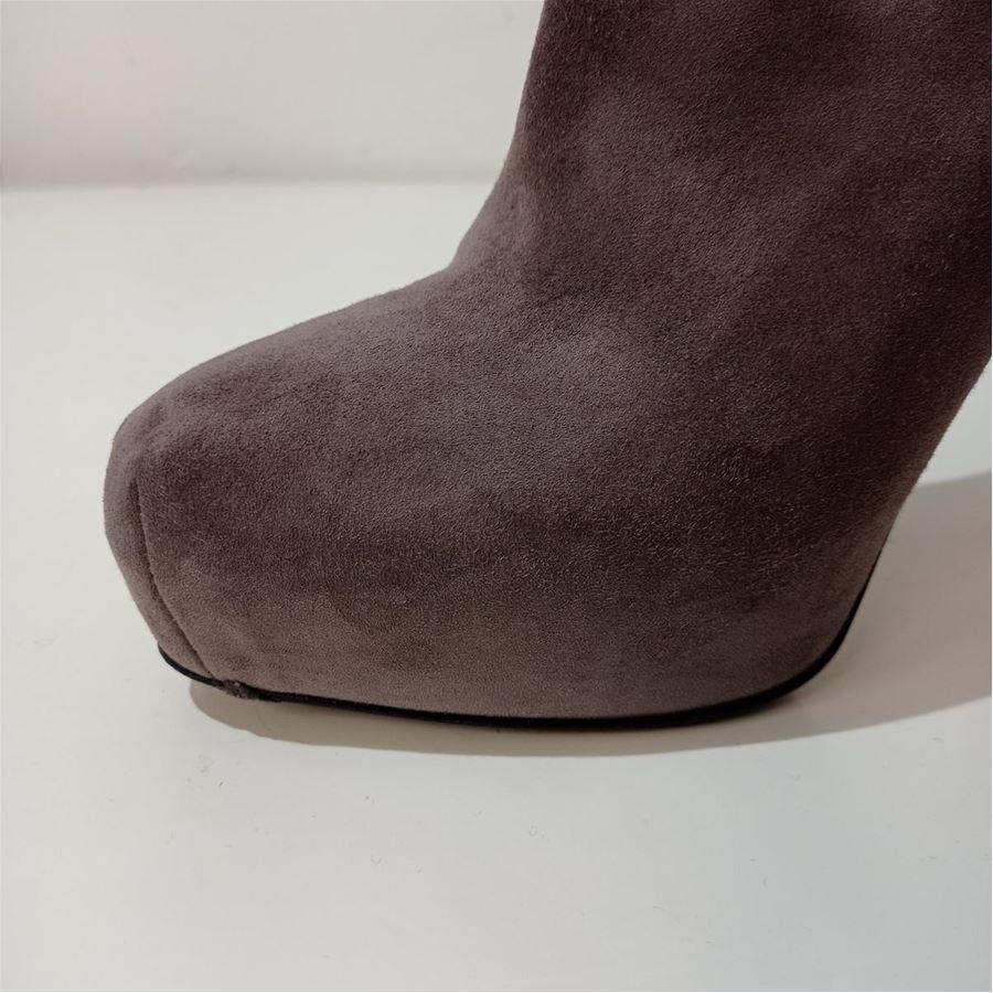 Women's Brian Atwood Suede half boots size 39 For Sale