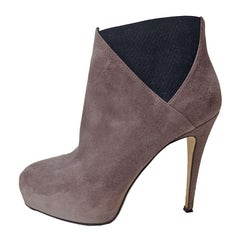 Brian Atwood Suede half boots size 39