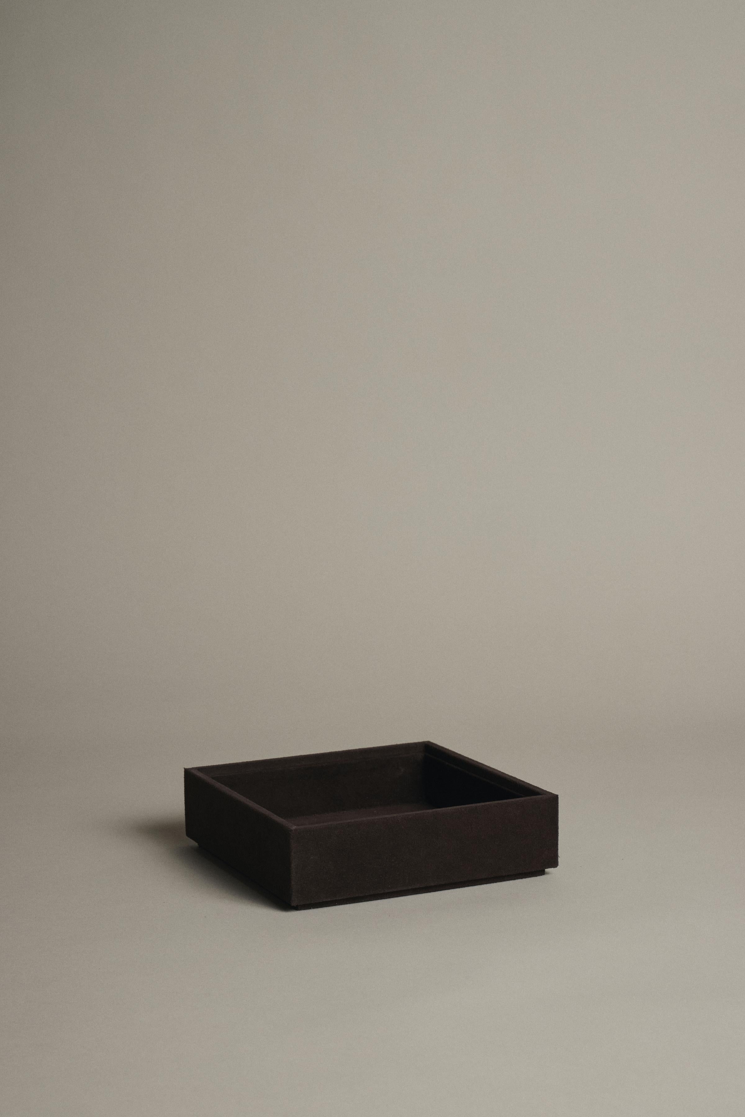 Caja para Recuerdos de Ante en Chocolate - Made in Spain Gamuza en venta