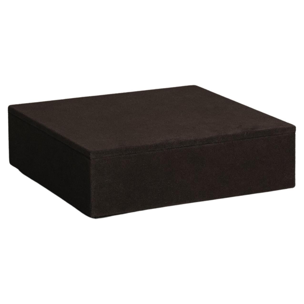 Caja para Recuerdos de Ante en Chocolate - Made in Spain en venta