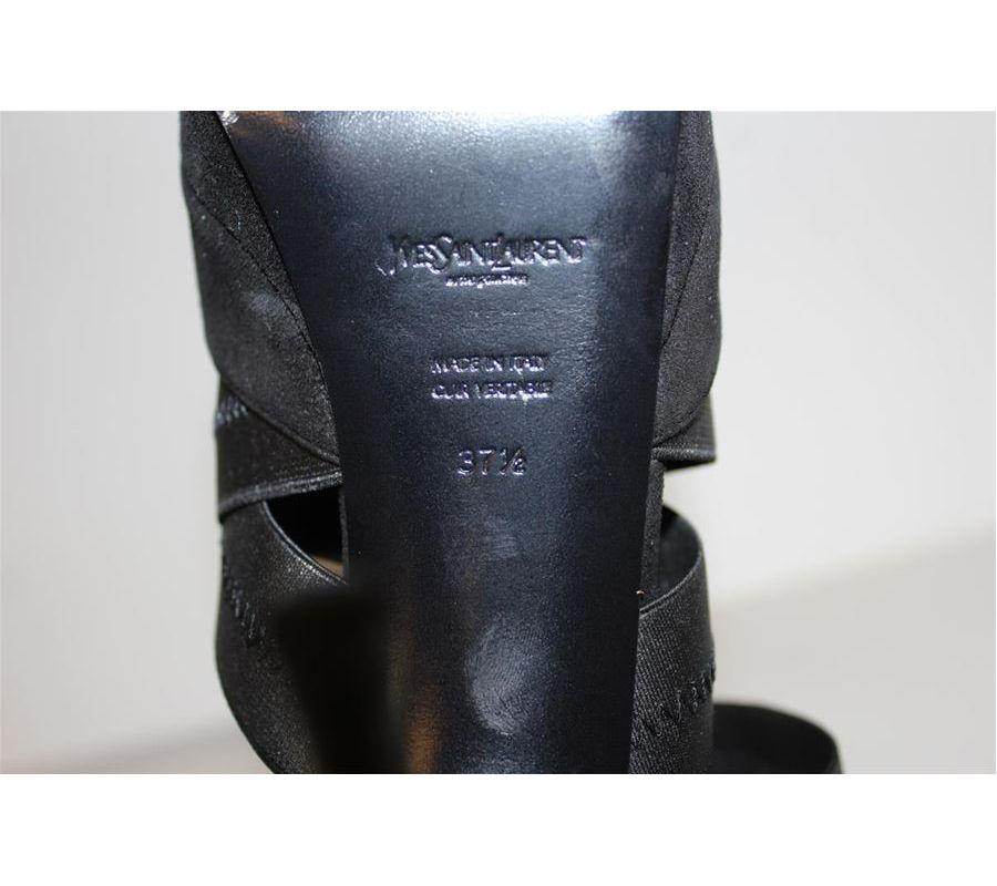 Women's Yves Saint Laurent Suede sandal size 37 1/2 For Sale