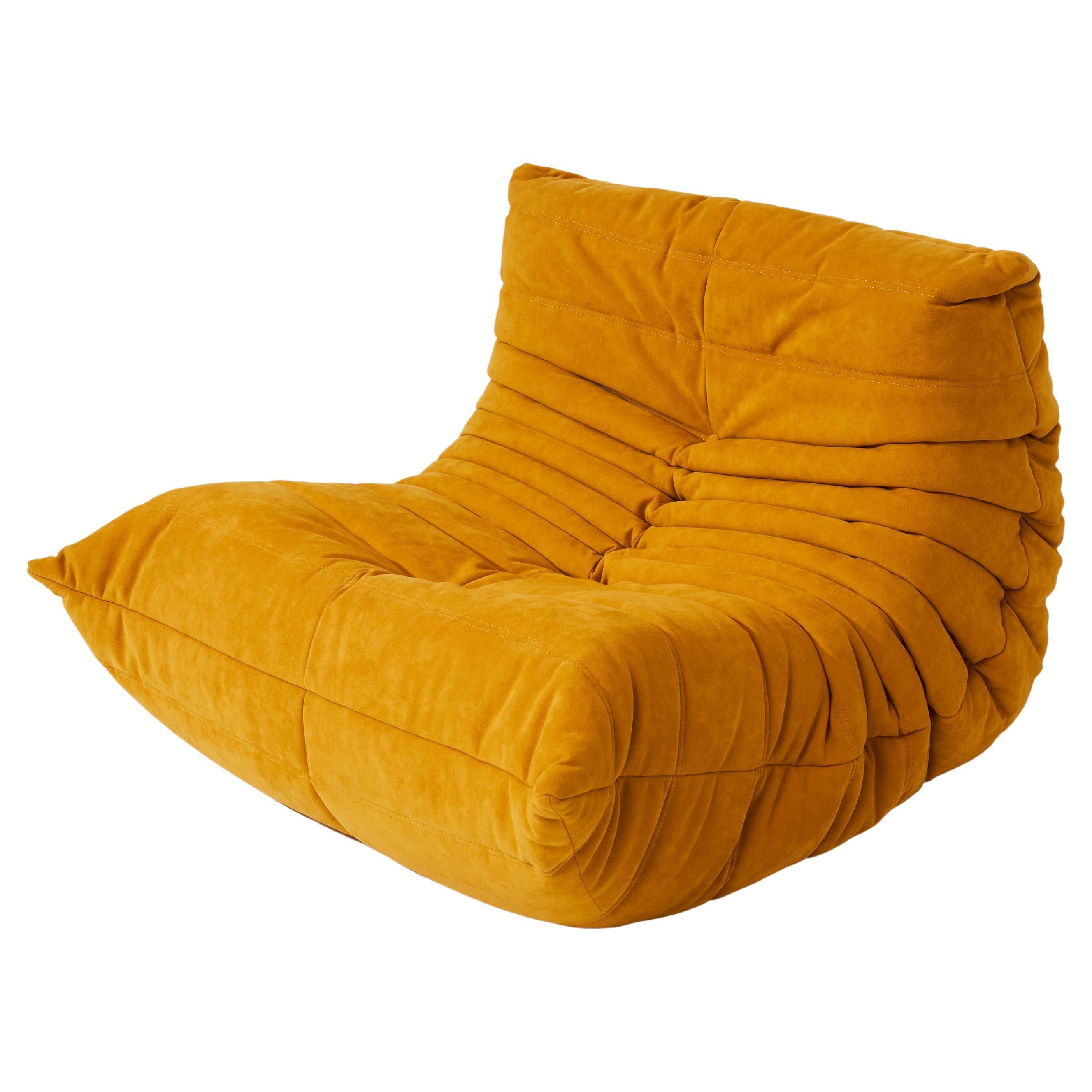 Suede Togo One Seater by Mario Sabot for Ligne Roset