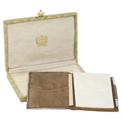 Suede Travel Notebook Cartier