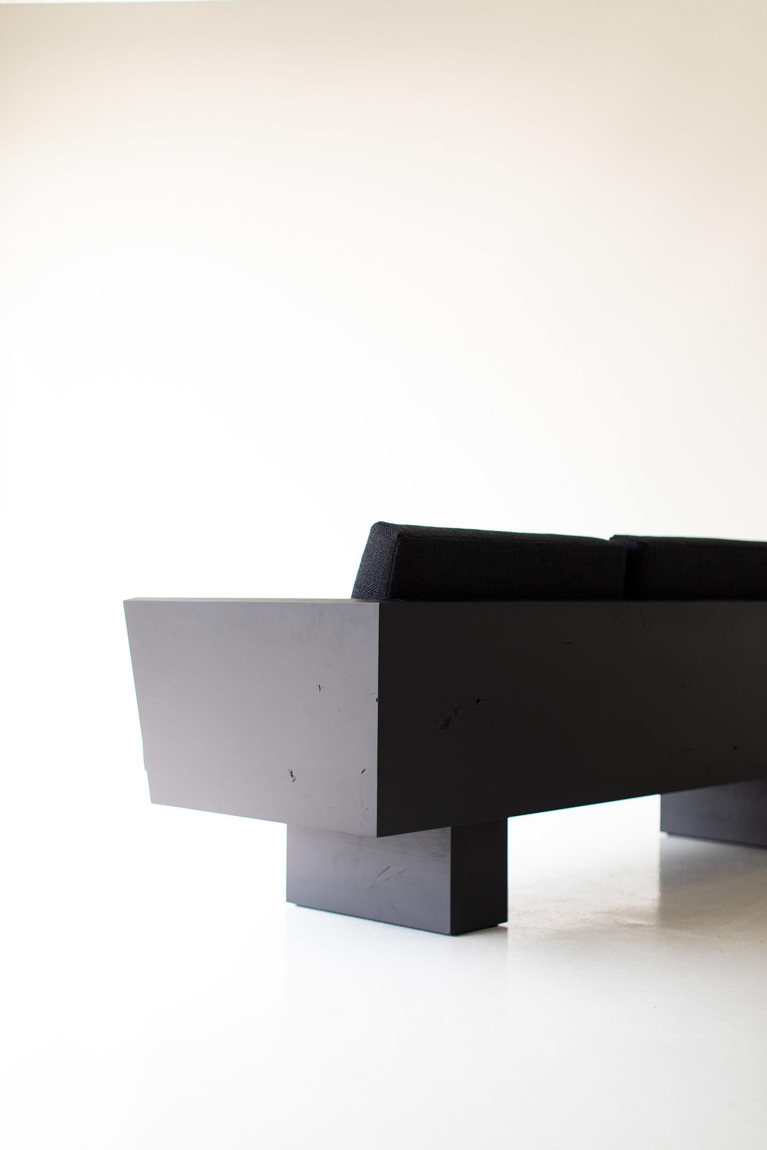 Suelo Modern Black Sofa For Sale 1