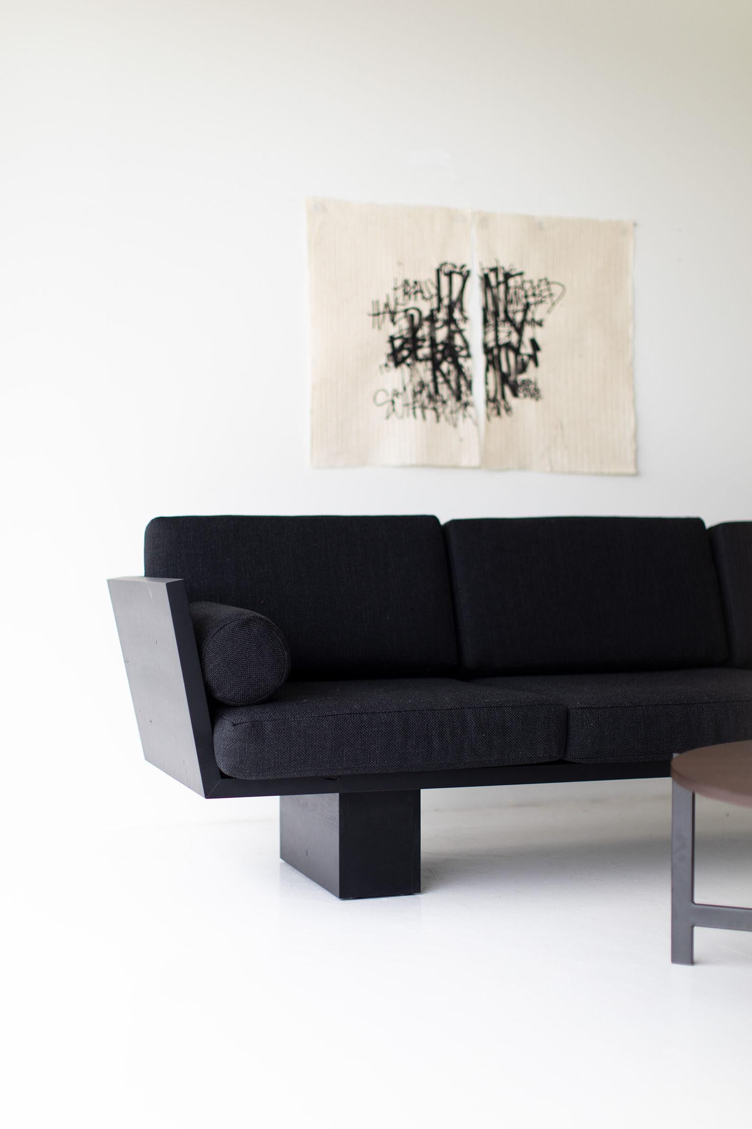 Suelo Modern Black Sofa For Sale 2