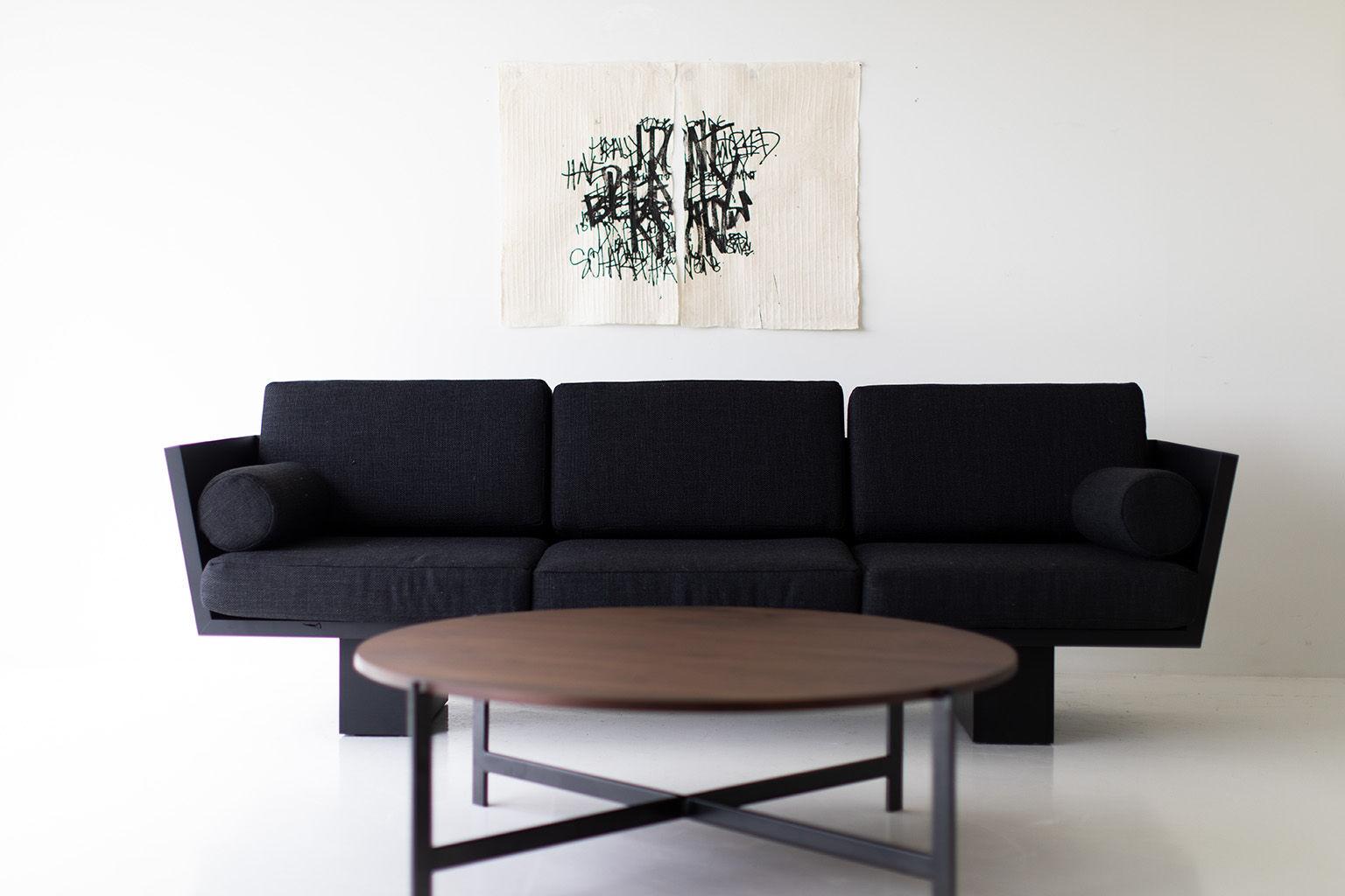 Suelo Modern Black Sofa For Sale 3